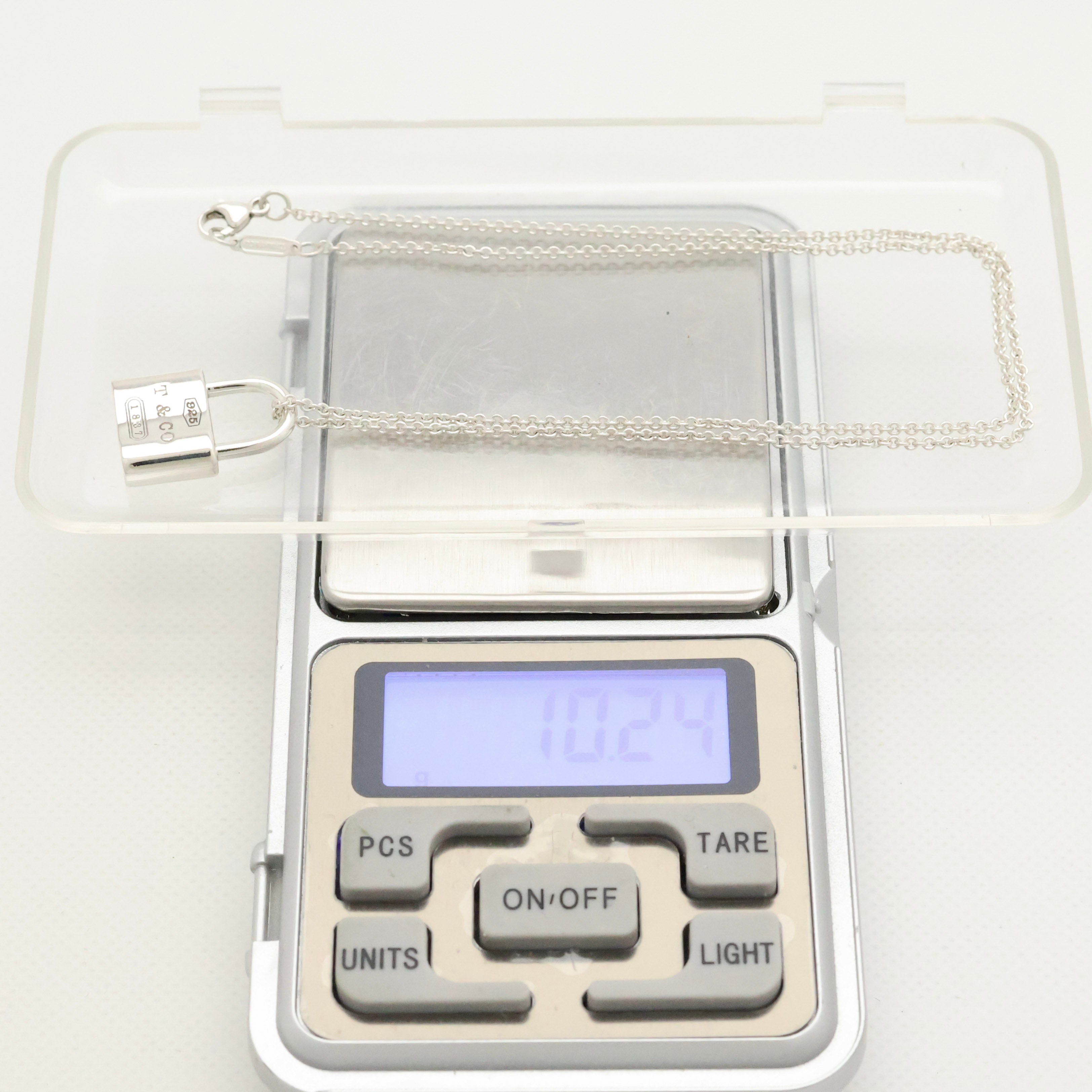 TIFFANY&Co. 1837 カデナ ロック チャーム ネックレス AG925