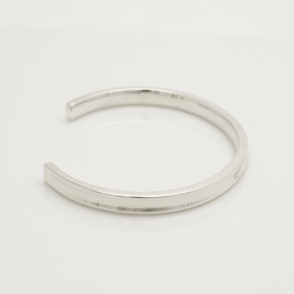 Tiffany & Co. Interlocking Double Loop Bangle Bracelet Sterling Silver 925