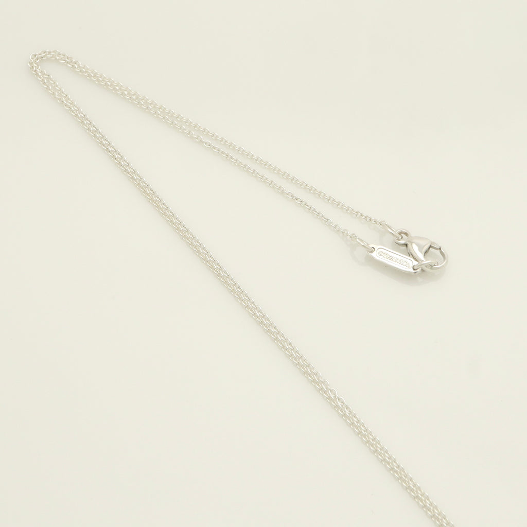 Tiffany & Co. 1837 Round Lock Padlock Pendant Necklace Sterling Silver 925
