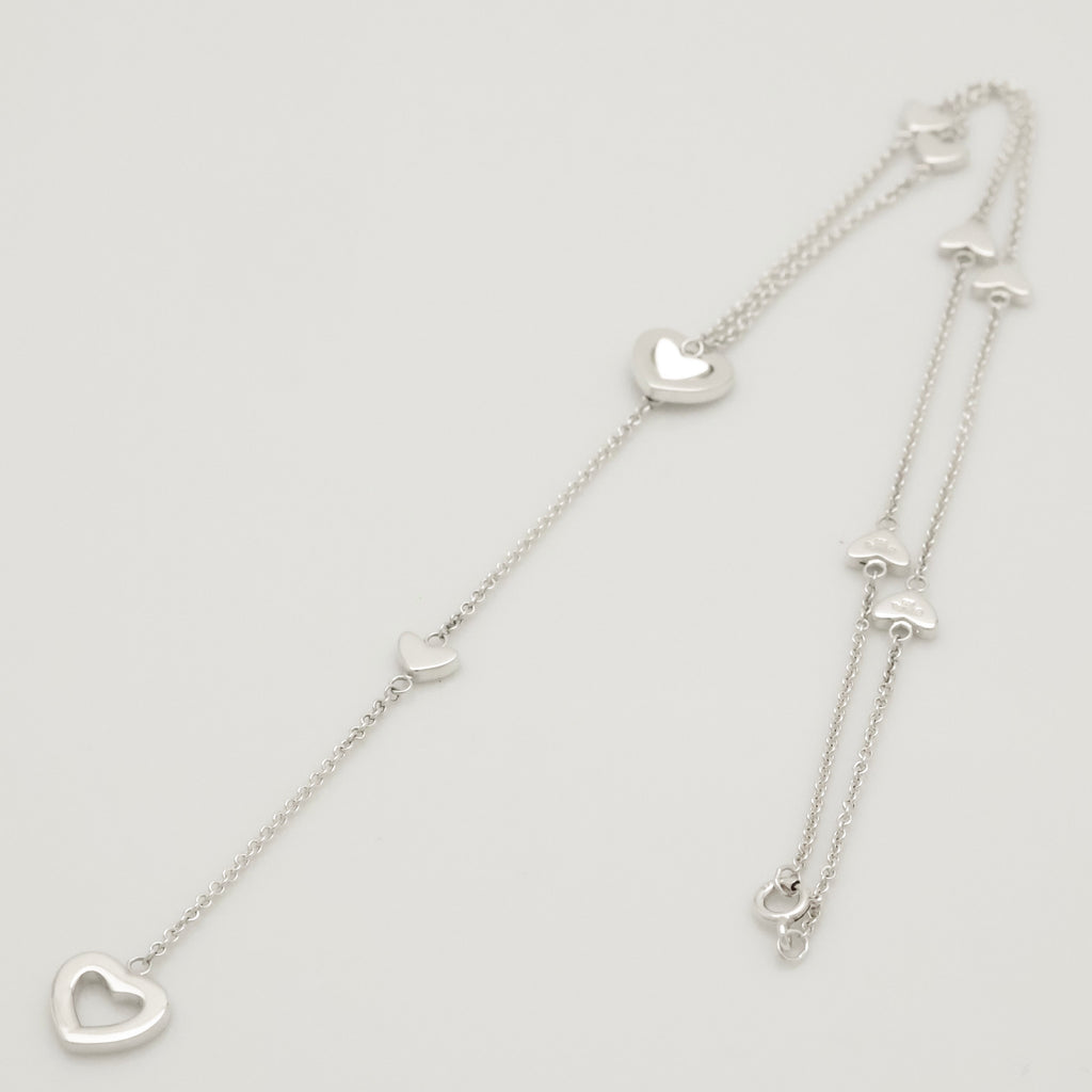 TIFFANY&Co. ハート リンク ラリアット ネックレスAG925