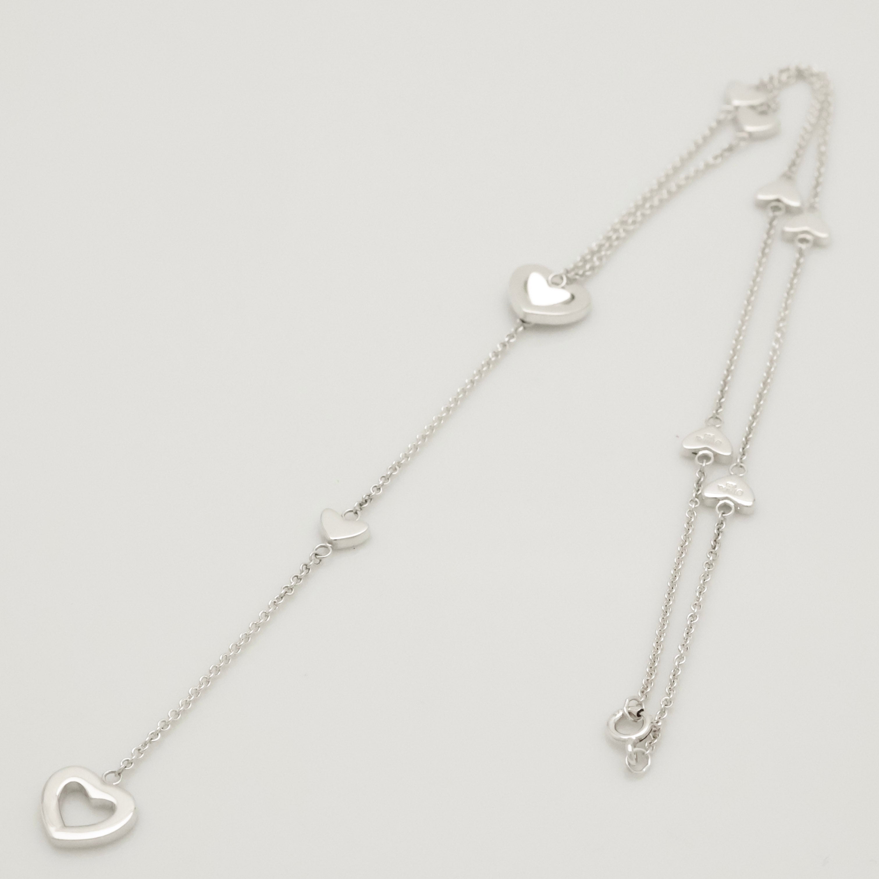 TIFFANY&Co. ハート リンク ラリアット ネックレスAG925