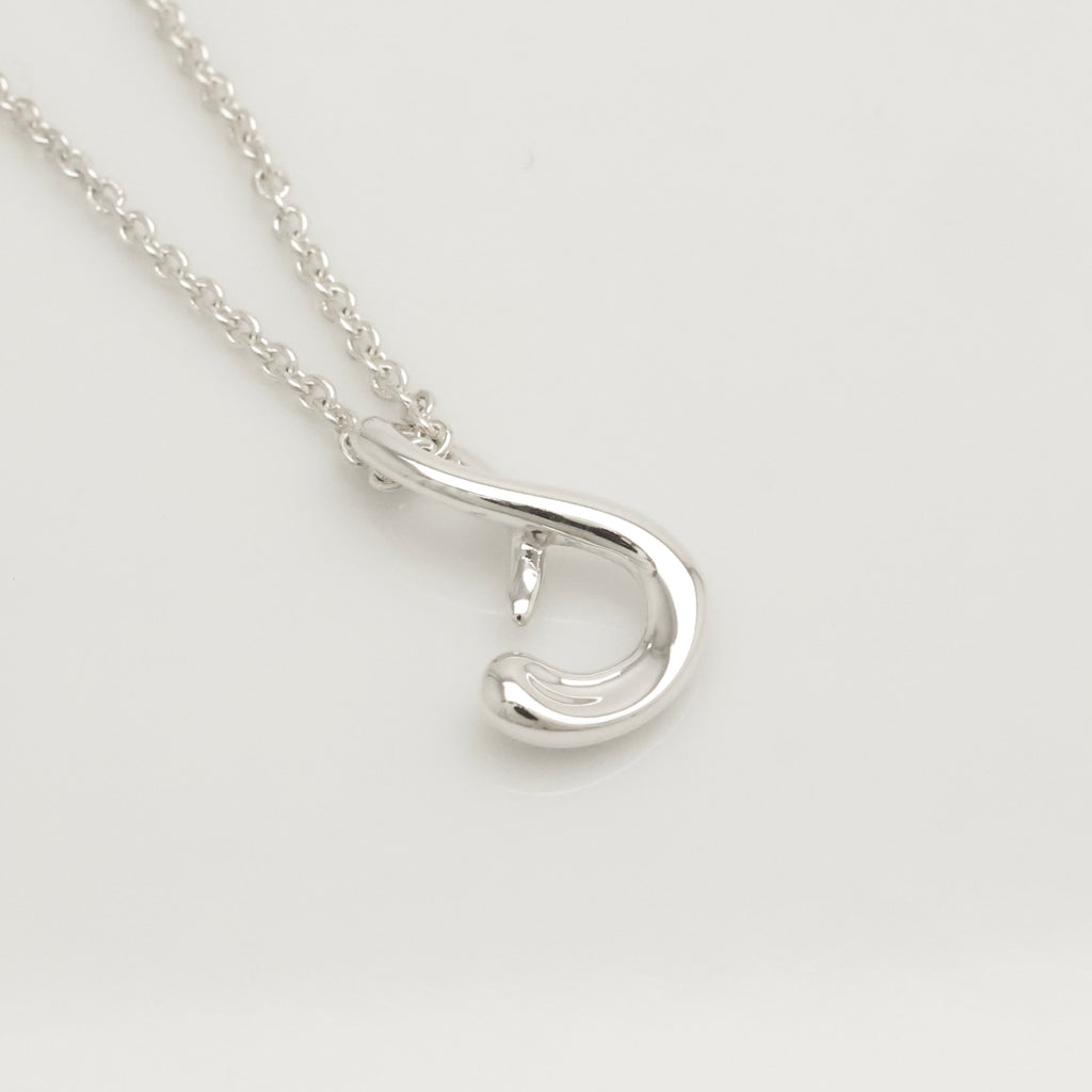 TIFFANY&Co. ノーツ レター S イニシャル  ネックレス AG925