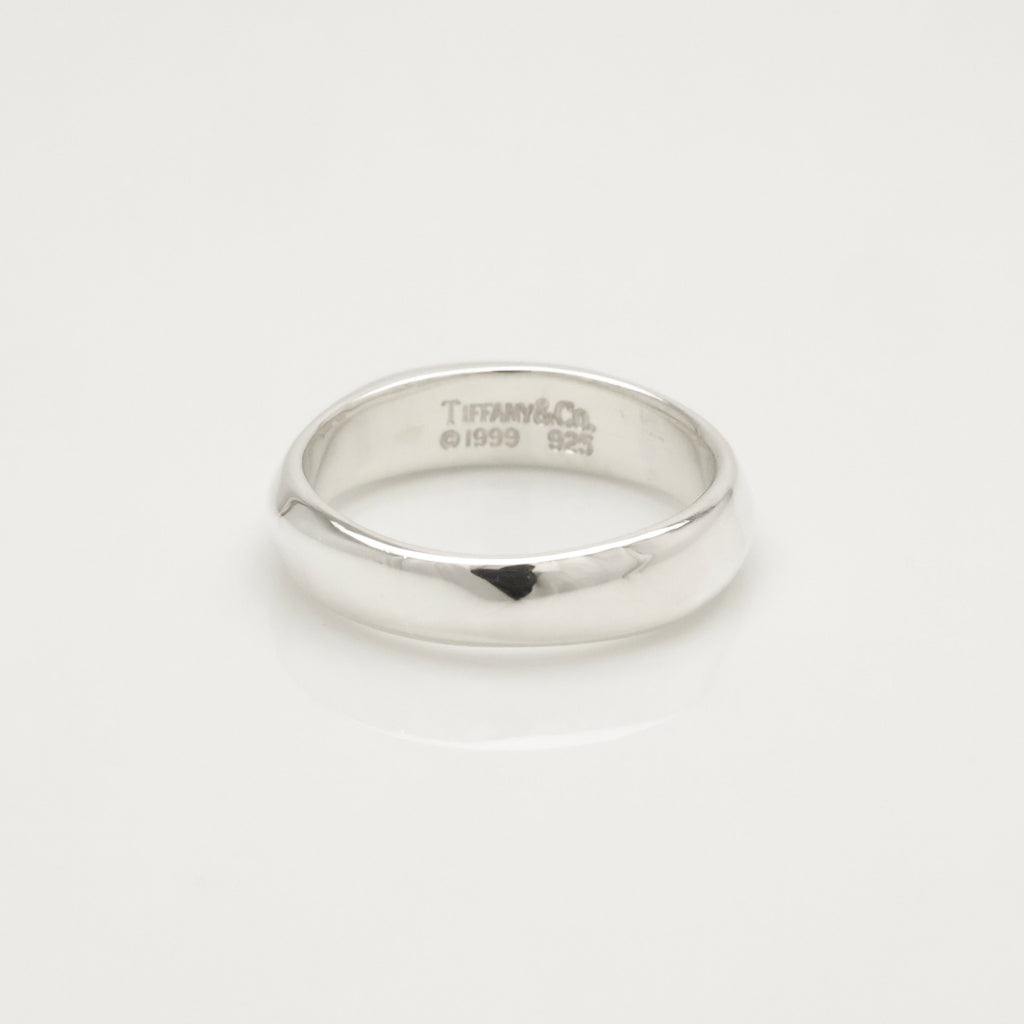 Tiffany & Co. Knife Edge Ring Size 8-8.25 Ring Sterling Silver 925