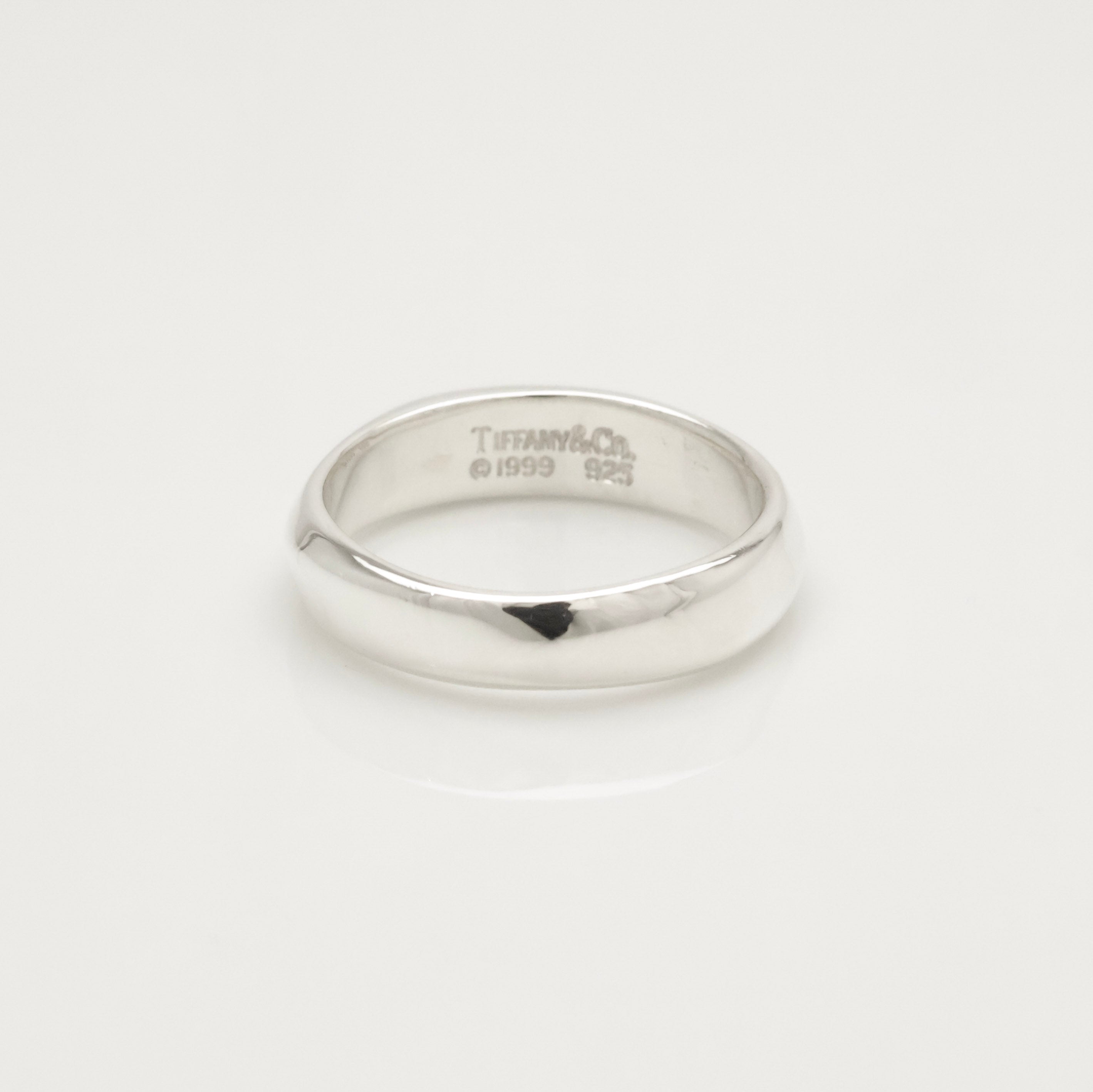Tiffany & Co. Knife Edge Ring Size 8-8.25 Ring Sterling Silver 925