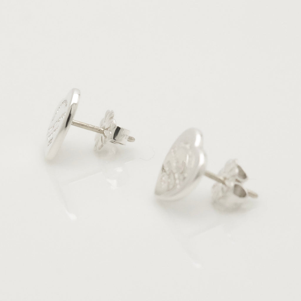 TIFFANY&Co. リターントゥ ティファニー ハート タグ スタッド ピアス AG925