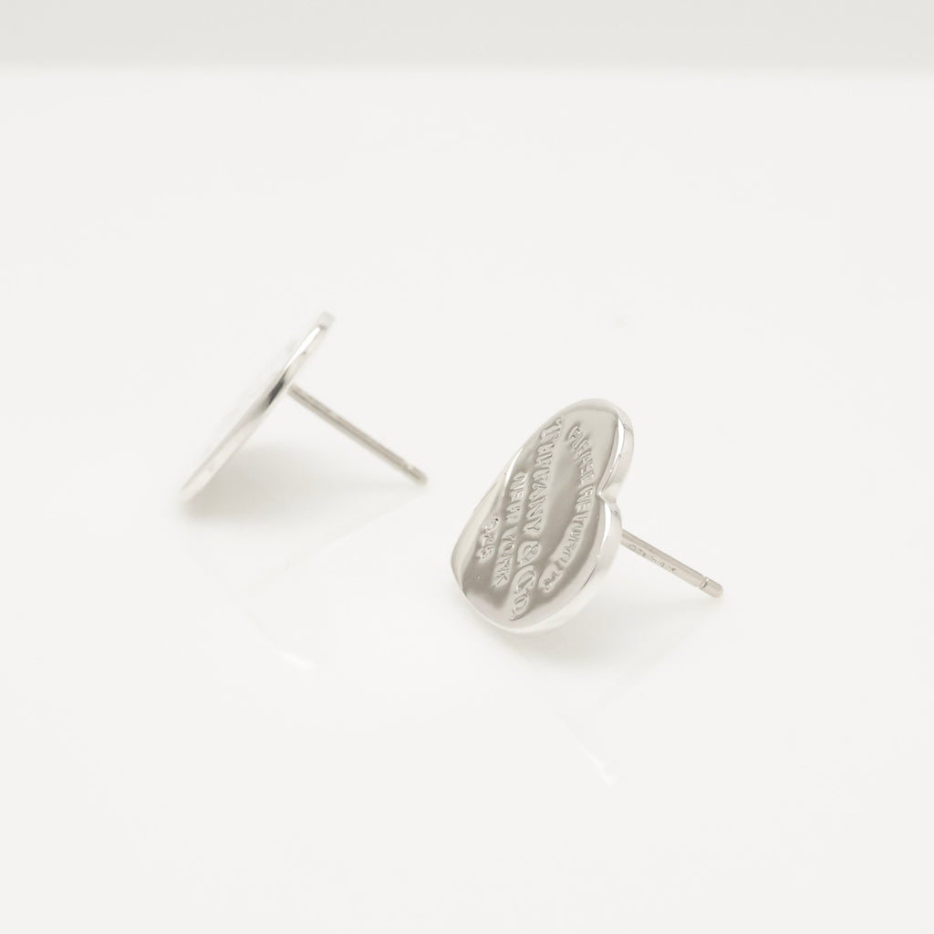 TIFFANY&Co. リターントゥ ティファニー ハート タグ スタッド ピアス AG925