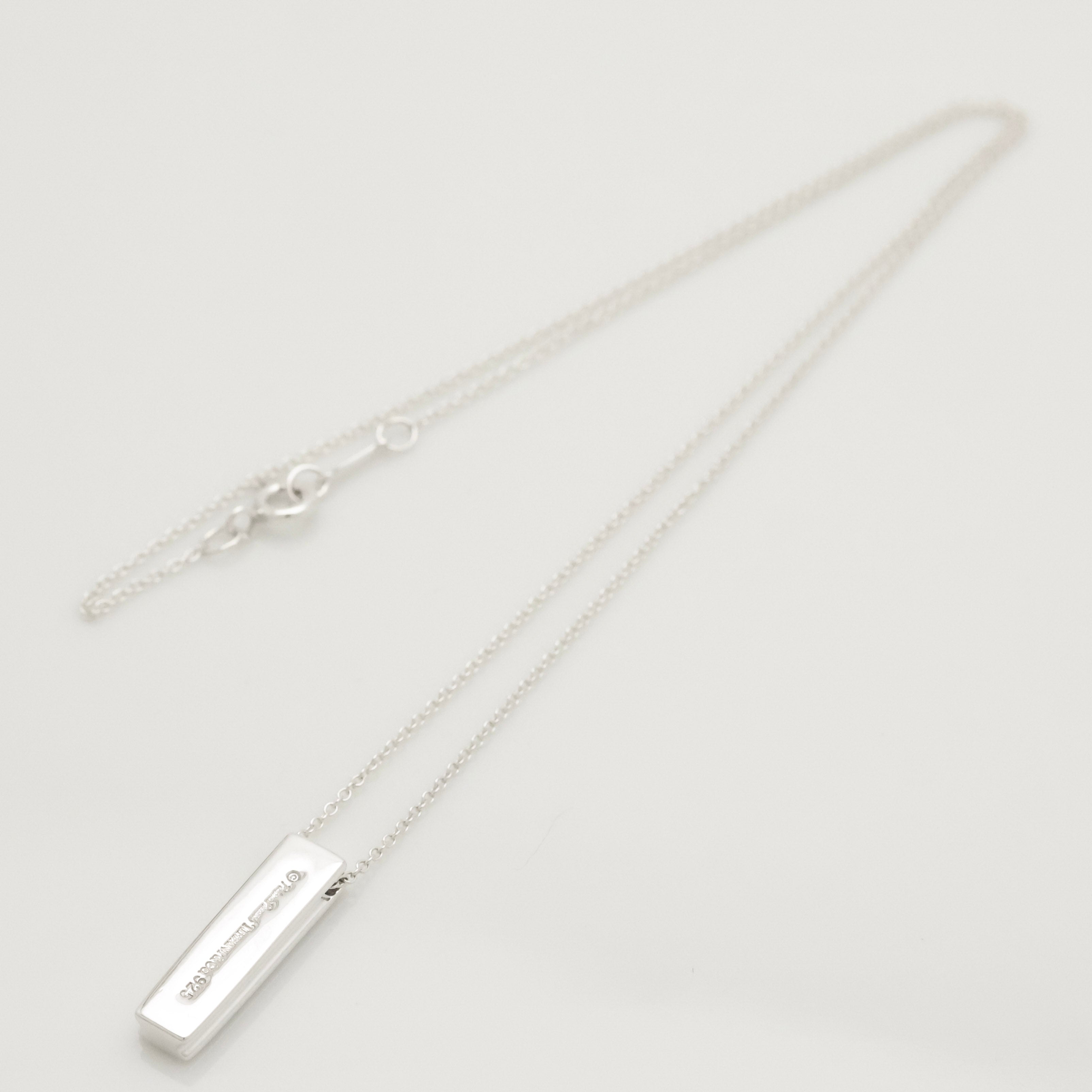 TIFFANY&Co. キス バー パロマピカソ 1P ダイヤモンド ネックレス AG925