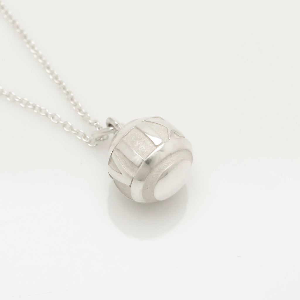 Tiffany & Co. Atlas Sphere Ball Pendant Necklace Pendant Sterling Silver 925 