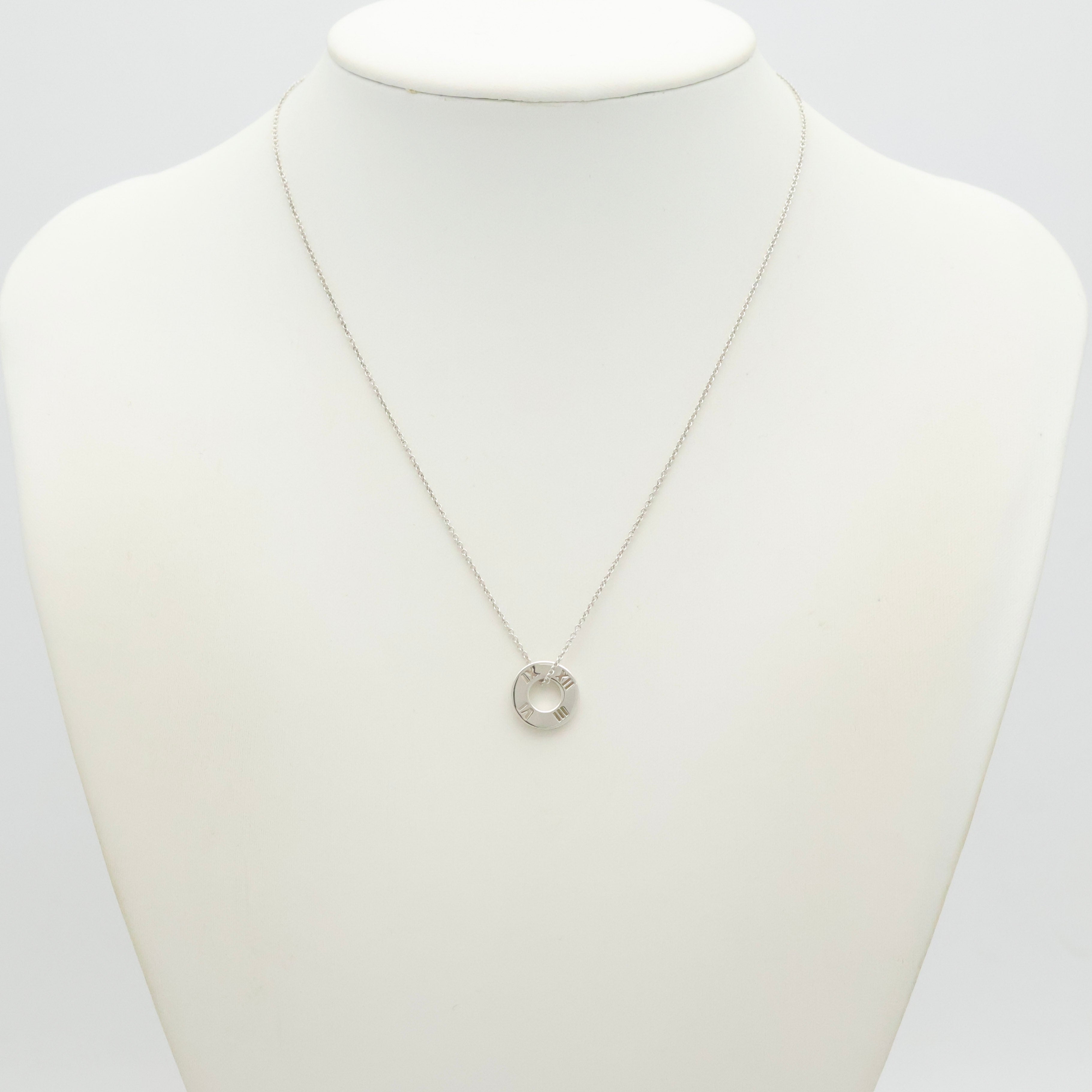 TIFFANY&Co. アトラス ピアスド サークル ネックレス AG925