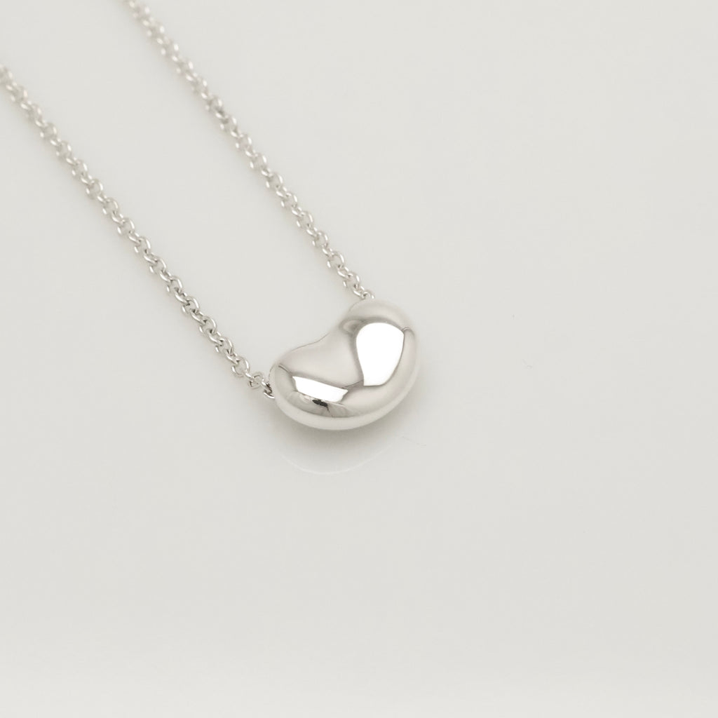  Tiffany & Co. Peretti Mini  Bean Necklace  Sterling Silver 925 