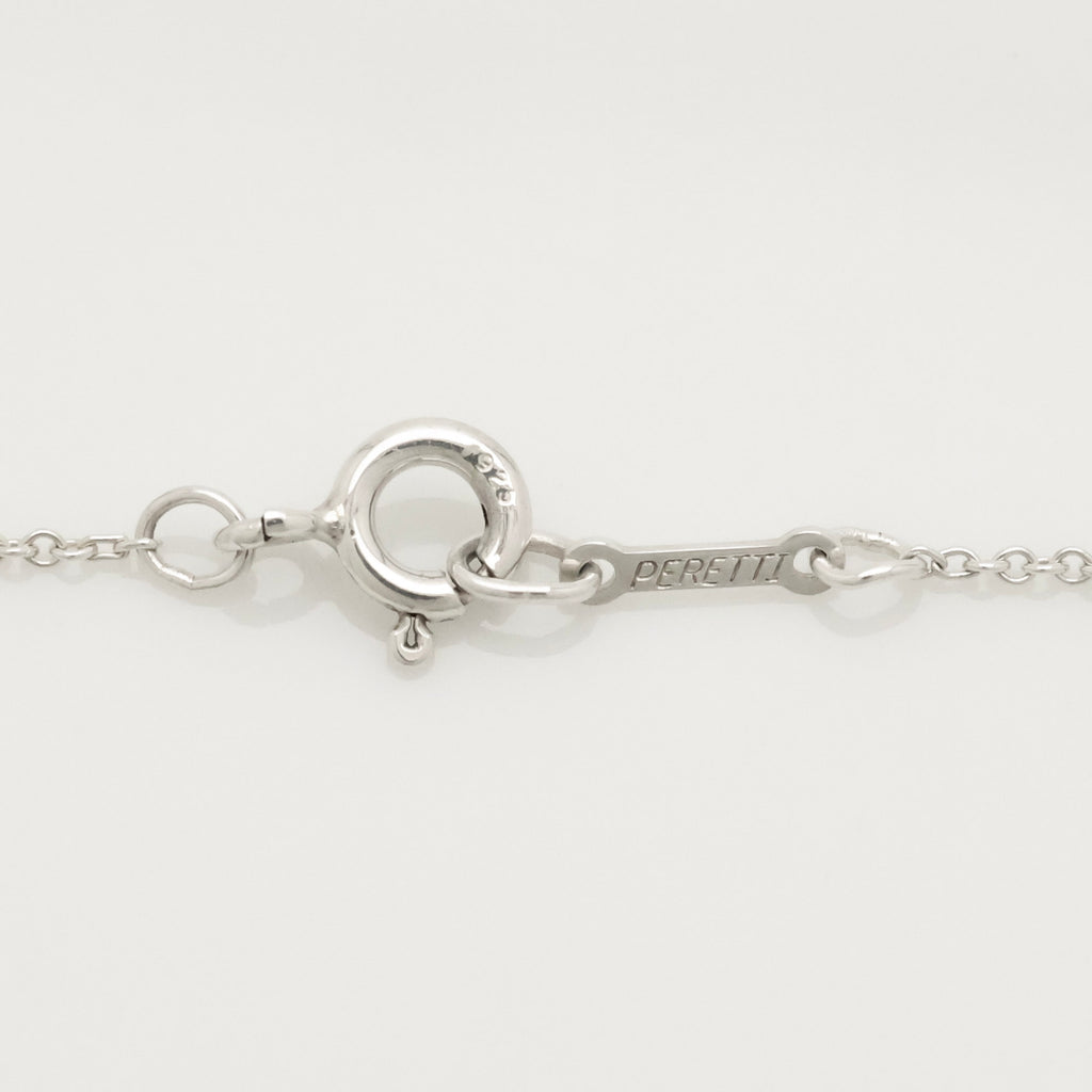  Tiffany & Co. Peretti Large  Bean Necklace  Sterling Silver 925 