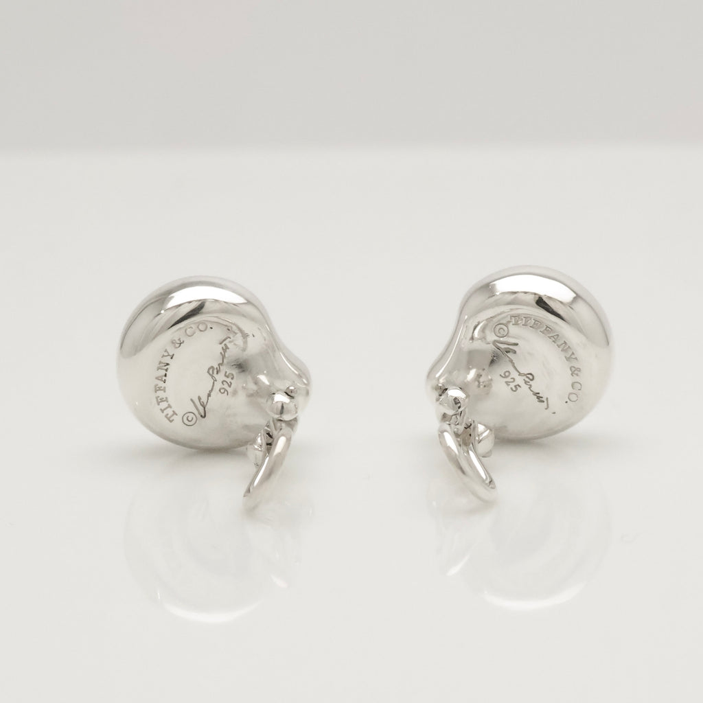  Tiffany & Co. Elsa Peretti Nugget Clip-On Earrings Sterling Silver 925 