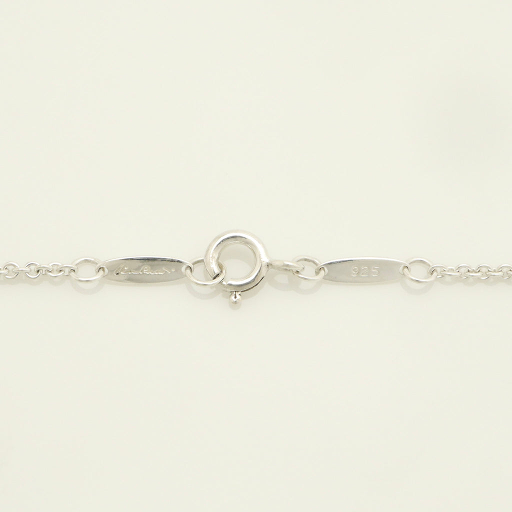  Tiffany & Co. Peretti Triple Open Heart Lariat Necklace Sterling Silver 925 