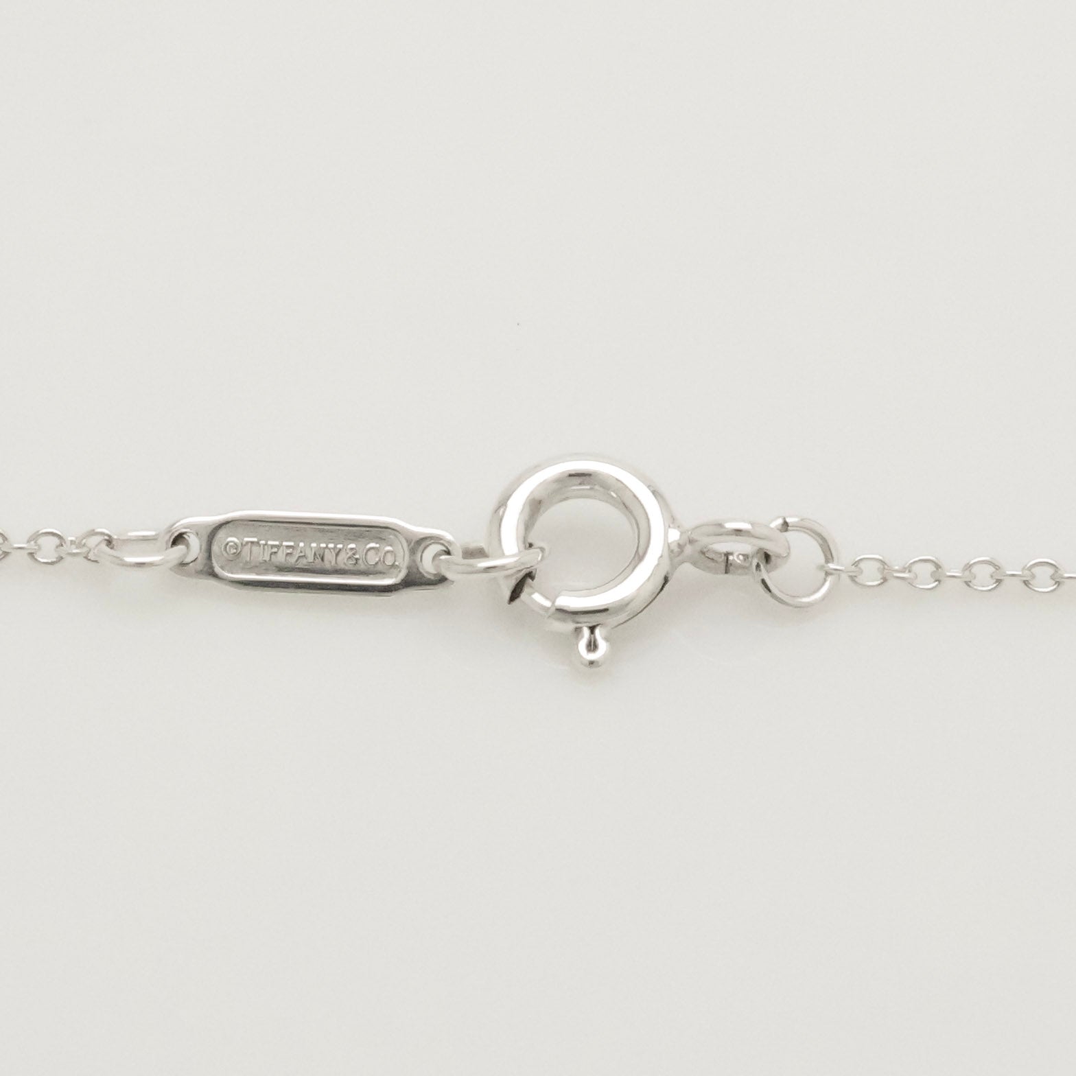 Tiffany & Co. Shopping Bag Pendant Charm Necklace Sterling Silver 925