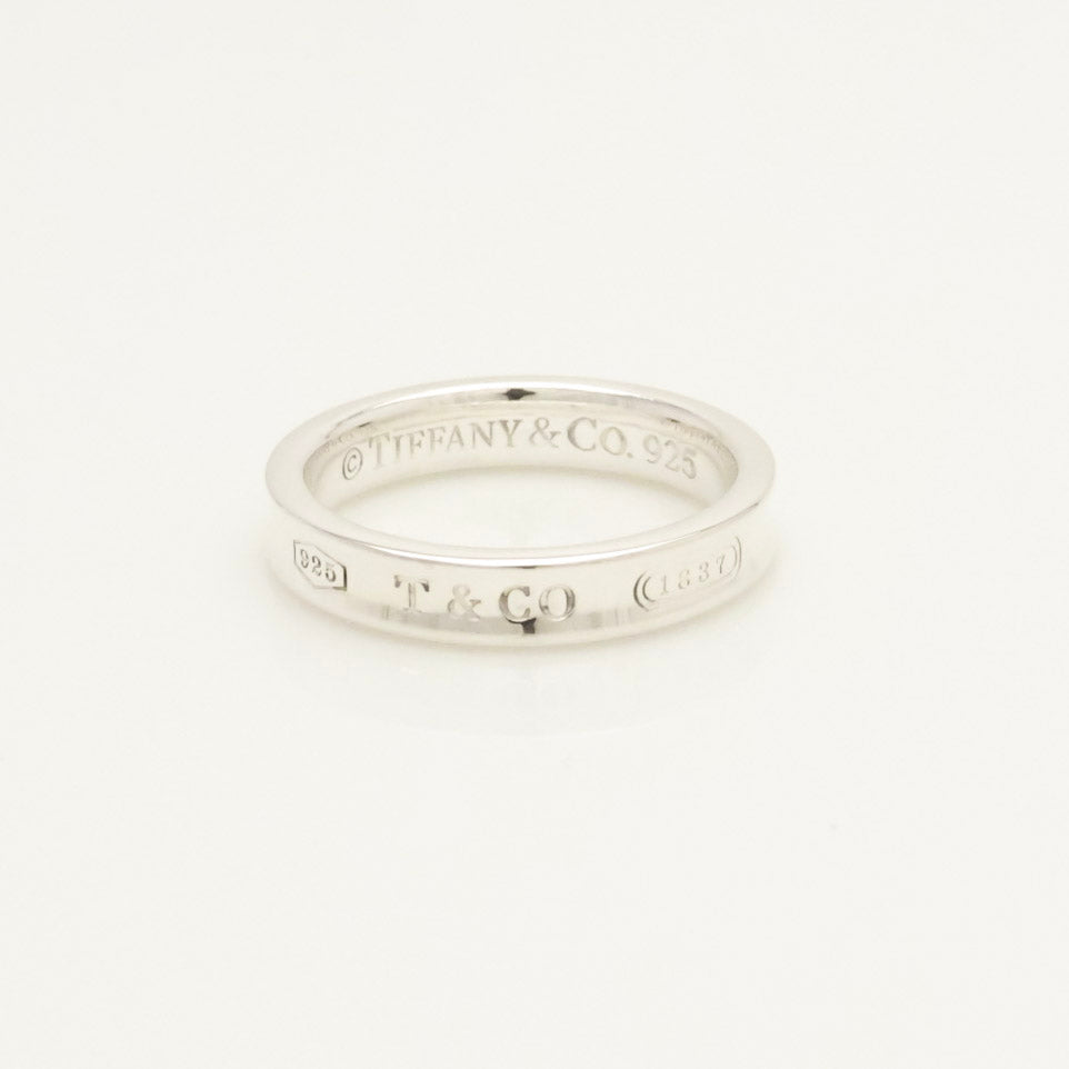 Tiffany & Co. 1837 Narrow Band Ring Sterling Silver 925