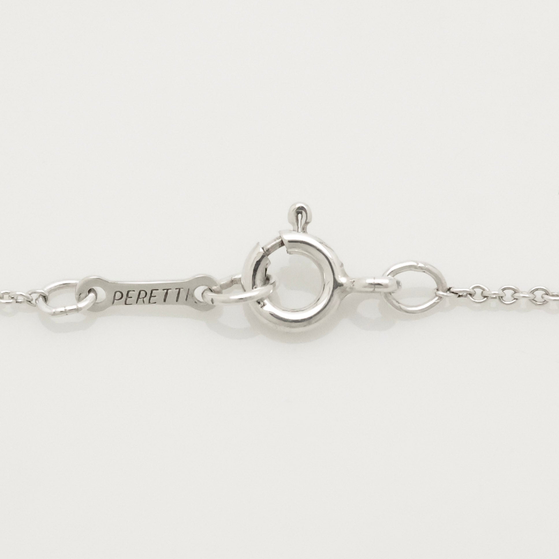  Tiffany & Co. Peretti Large  Bean Necklace  Sterling Silver 925 