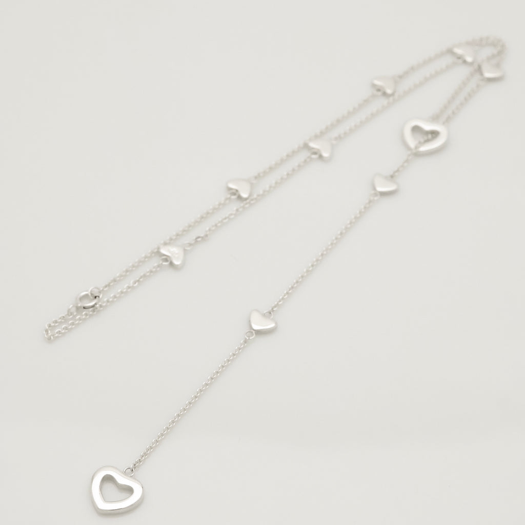 TIFFANY&Co. ハート リンク ラリアット ネックレス AG925