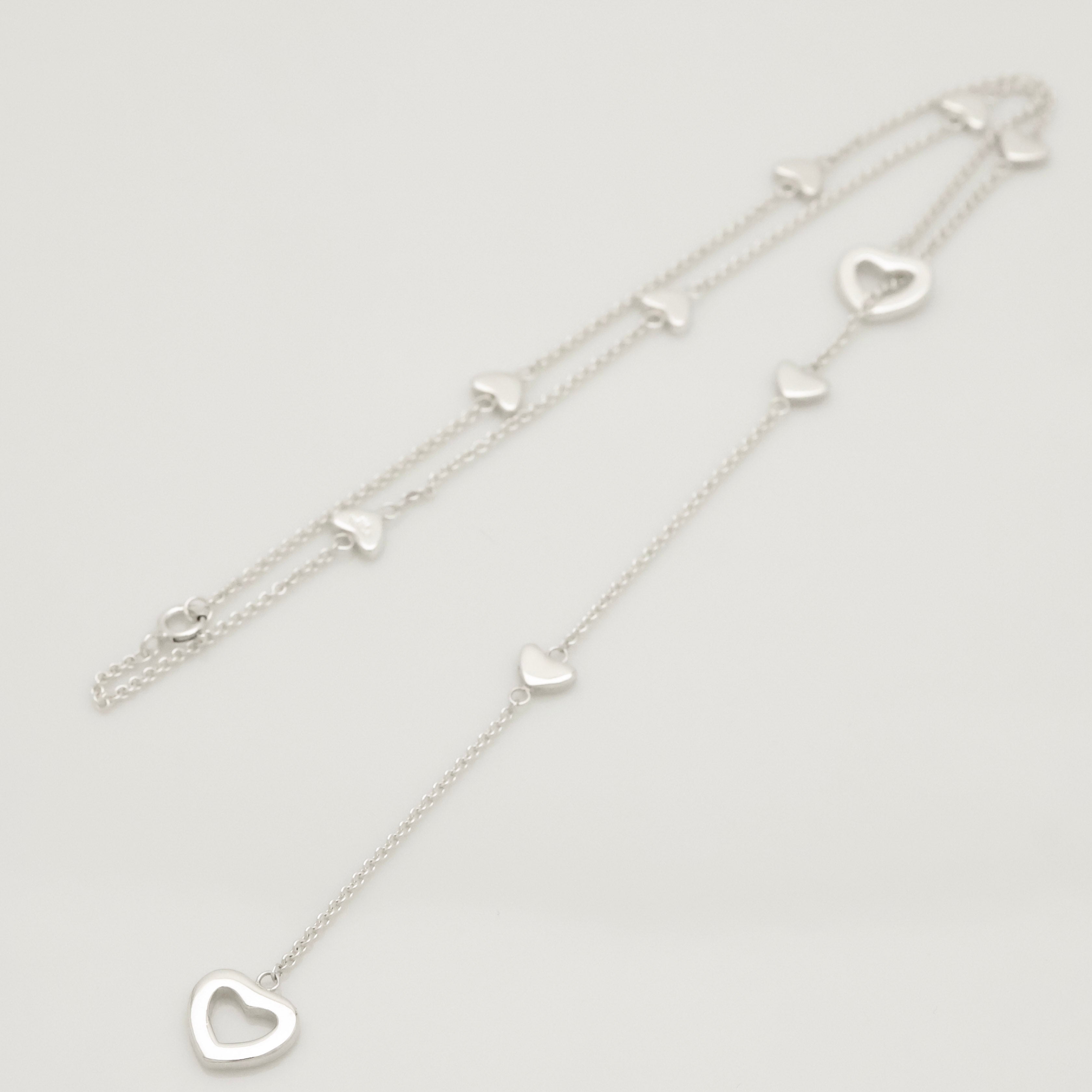 TIFFANY&Co. ハート リンク ラリアット ネックレス AG925