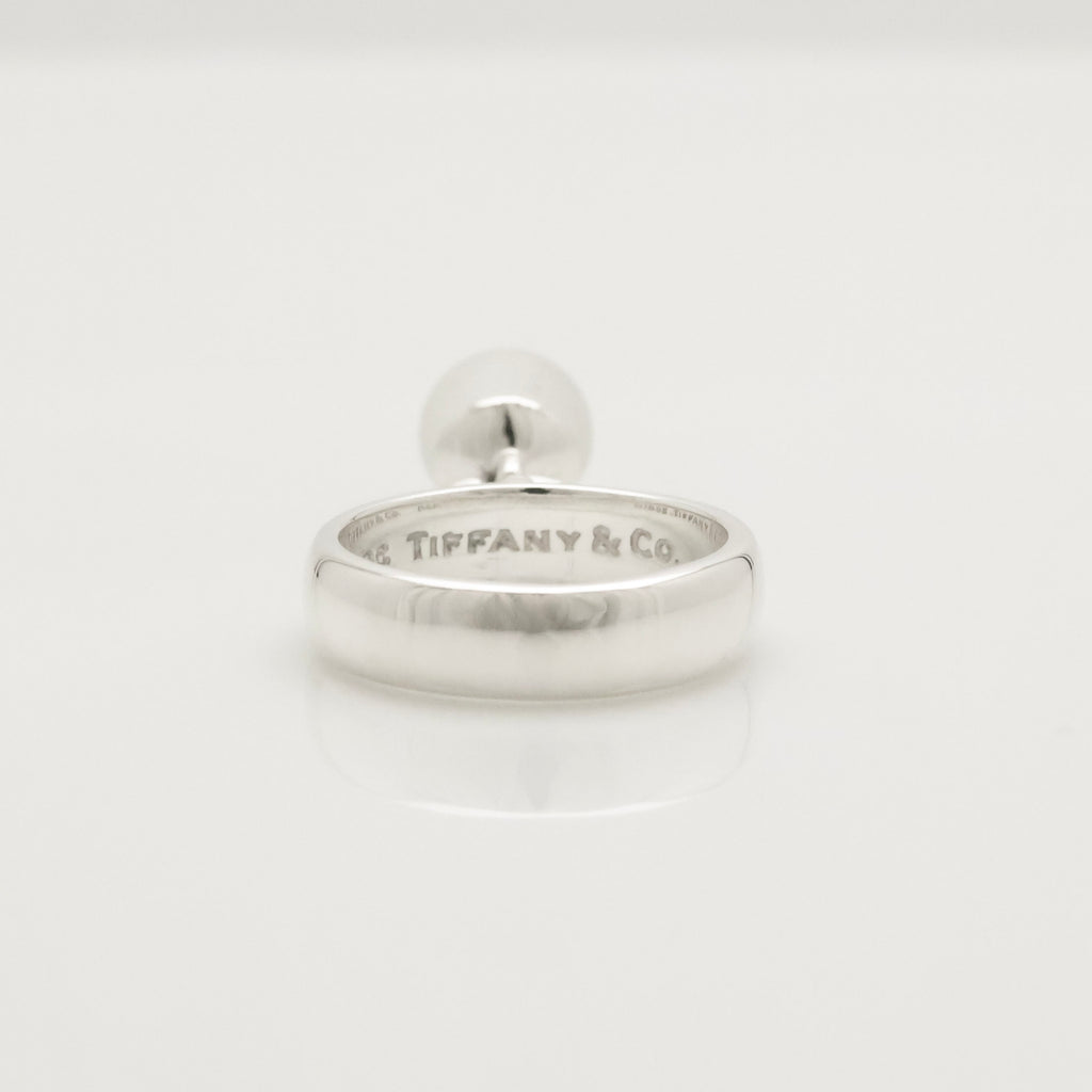 TIFFANY&Co. クォーツ ボール ダングル リング 10 号 AG925