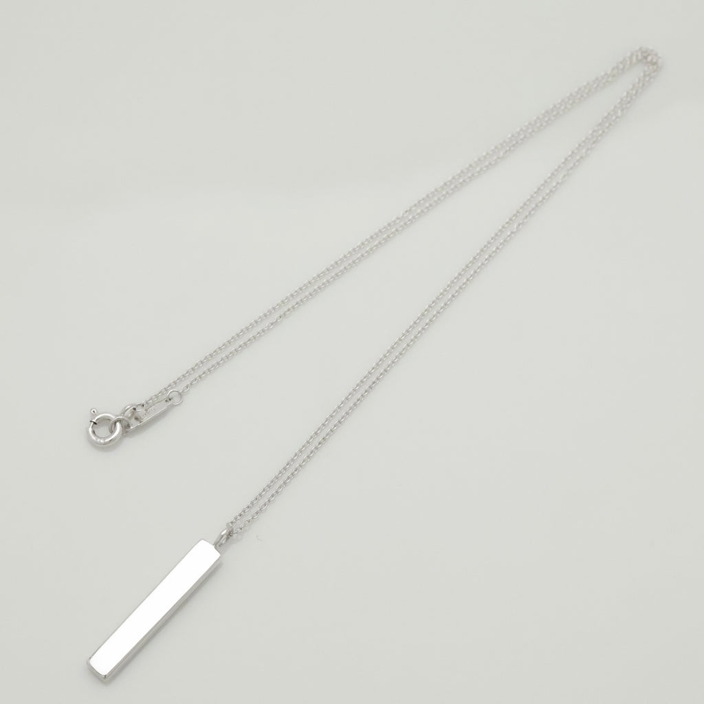 TIFFANY&Co. ノーツ バー 1P ダイヤモンド ネックレス AG925