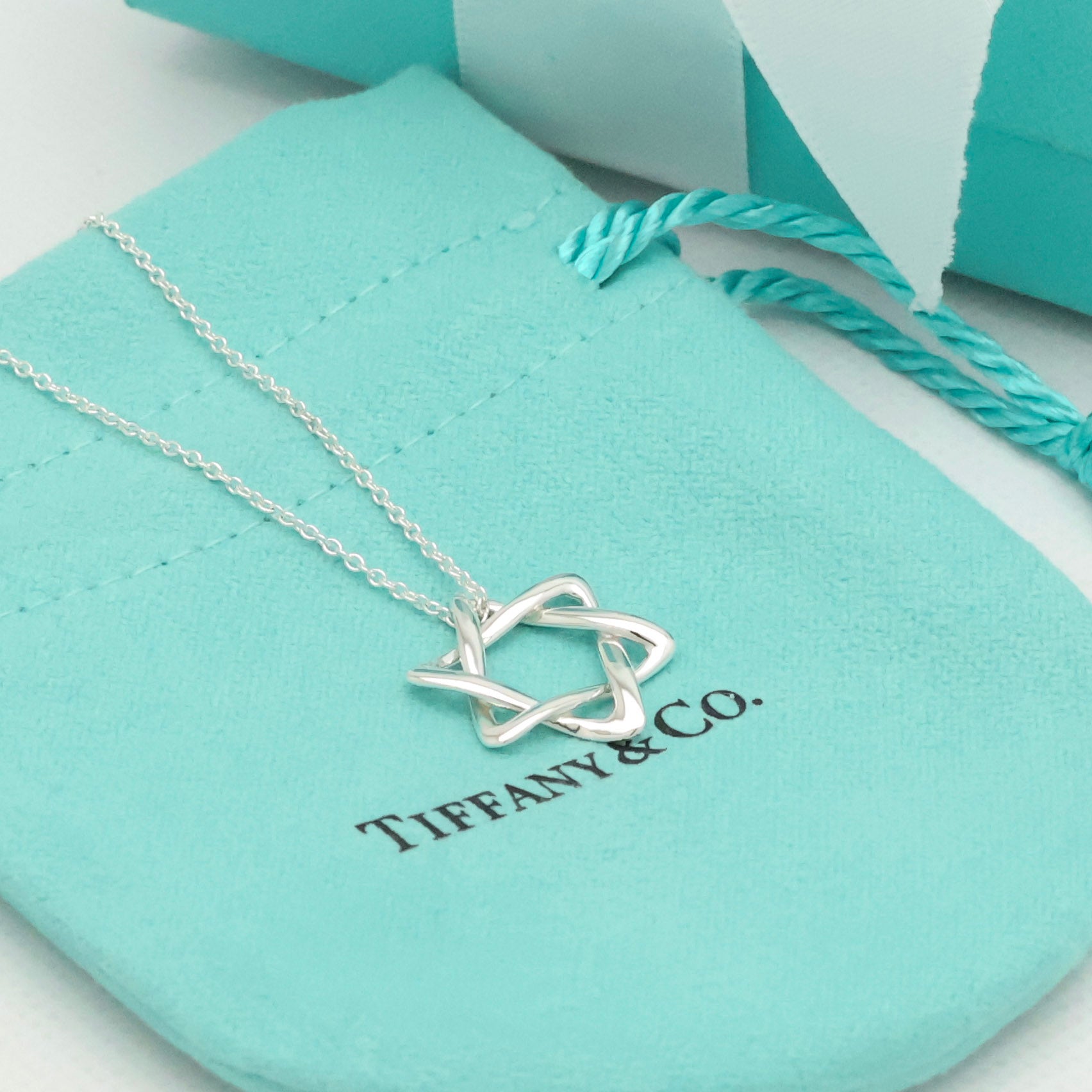 TIFFANY&Co. スター オブ ダビデ エルサペレッティ ネックレス AG925
