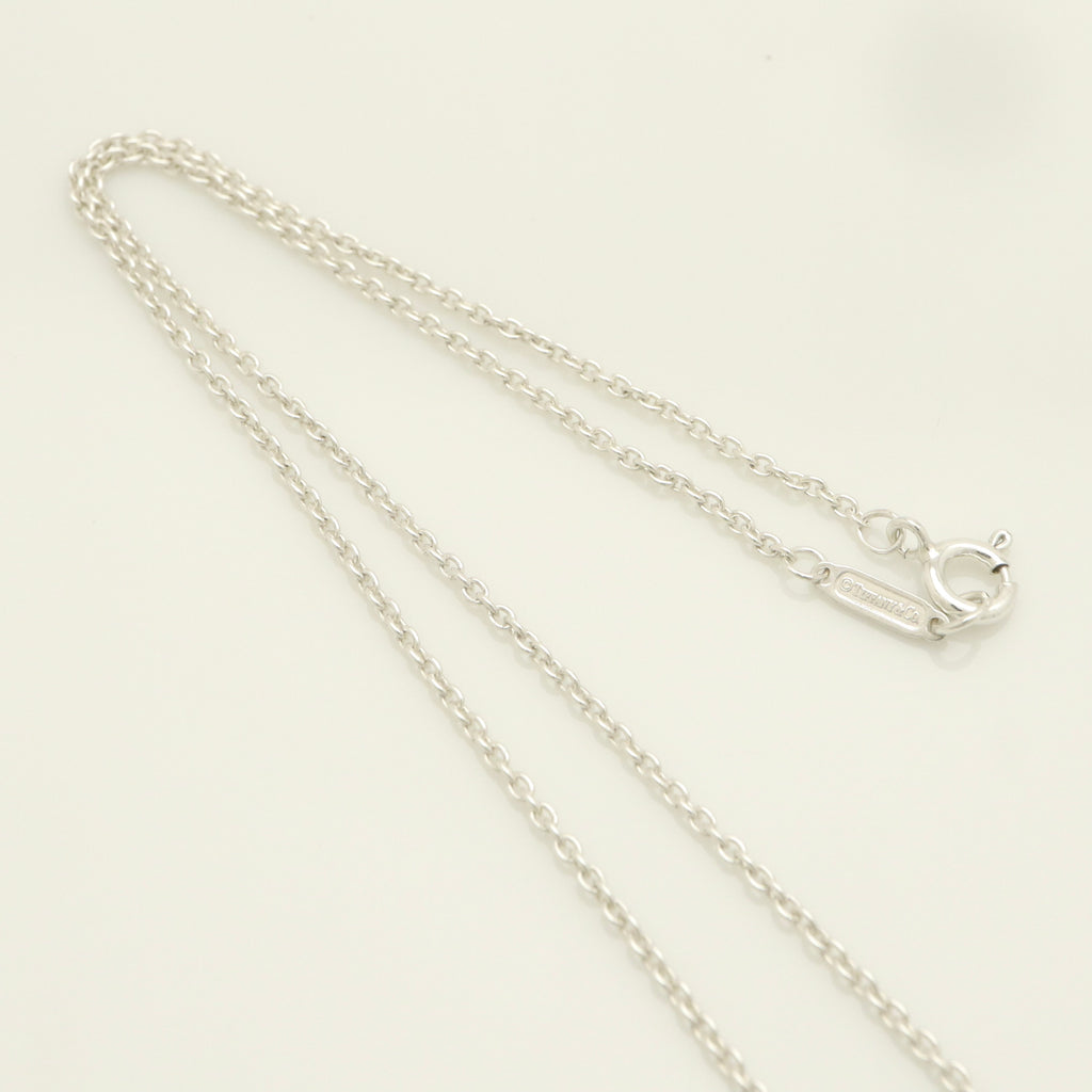 Tiffany & Co. 1837 Concave Circle Necklace Sterling Silver 925