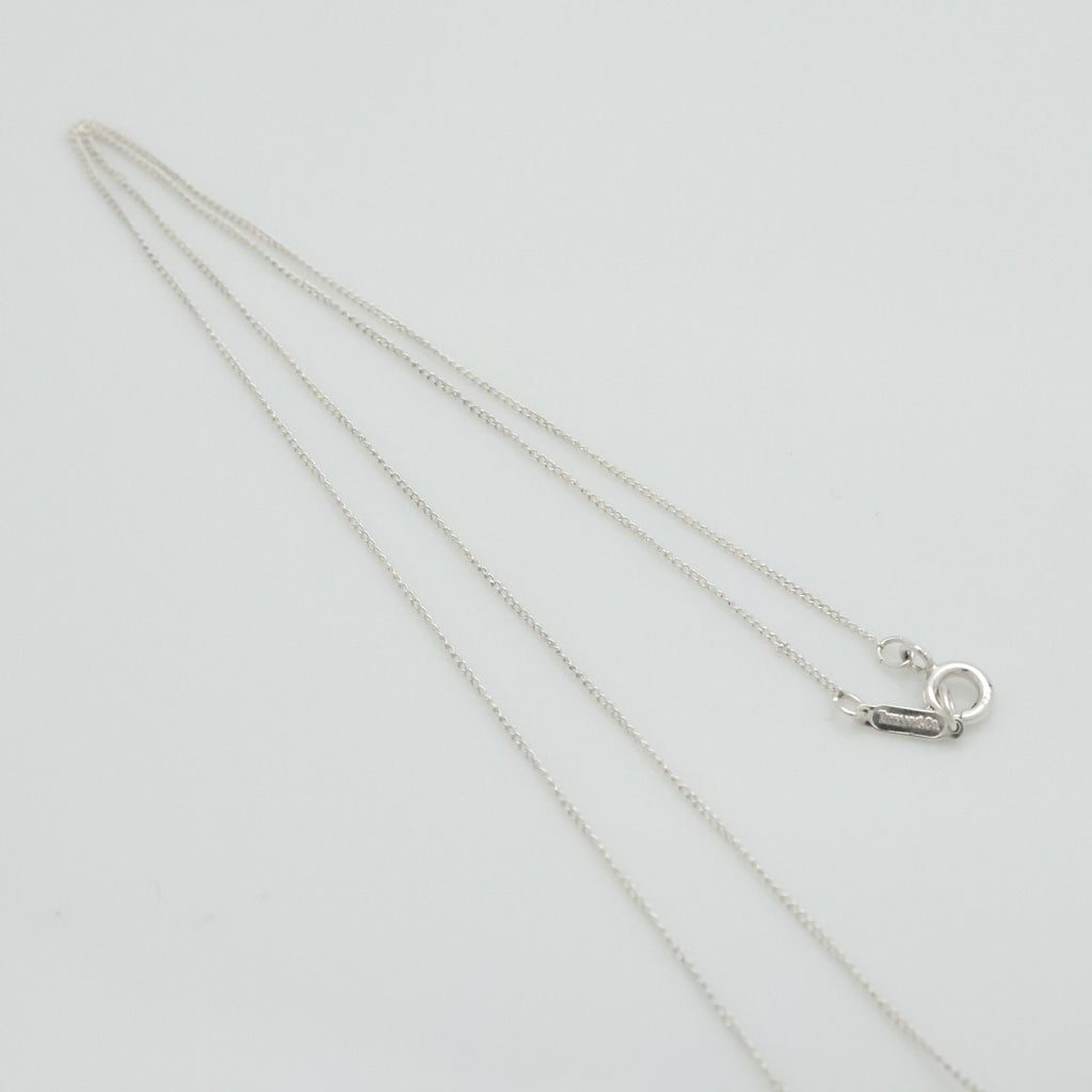 TIFFANY&Co. ハート リボン コンビ ネックレス AG925 AU750