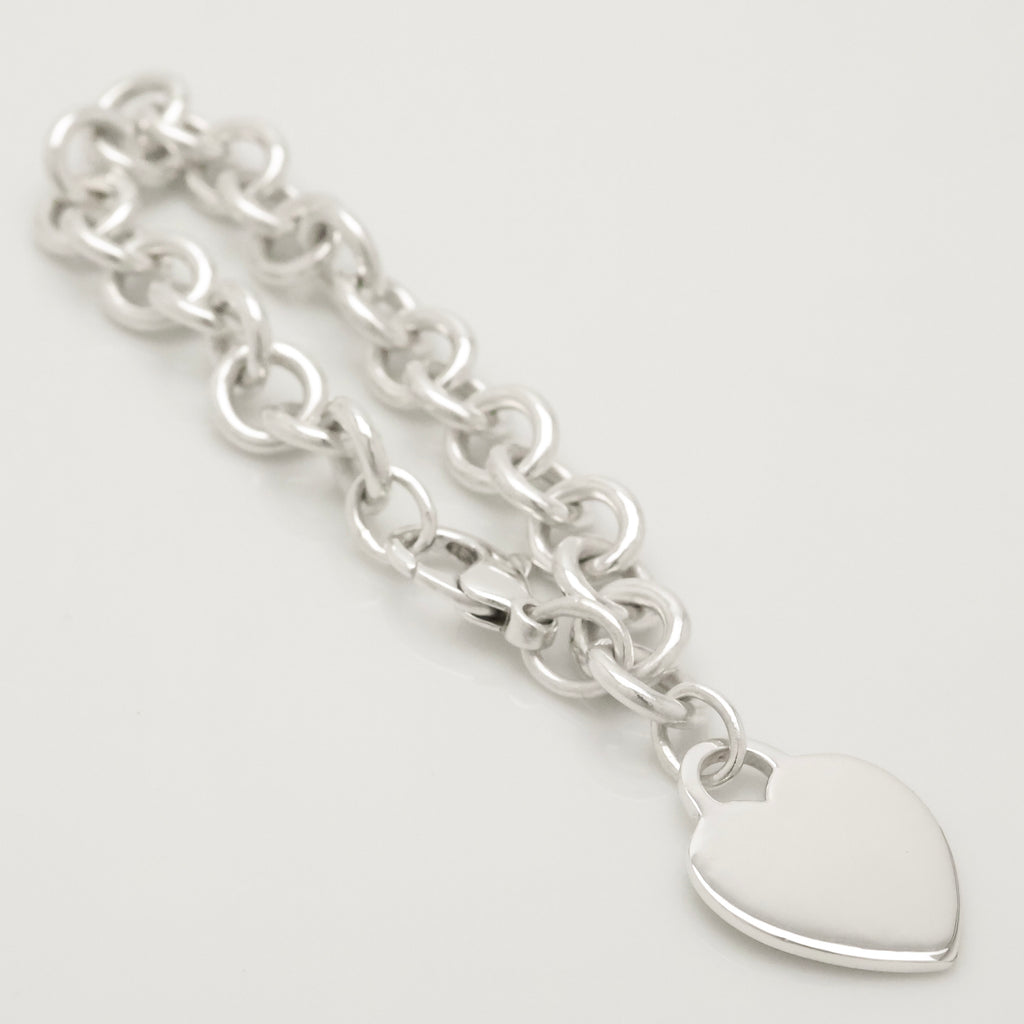 TIFFANY&Co. ハート タグ チェーン ブレスレット AG925