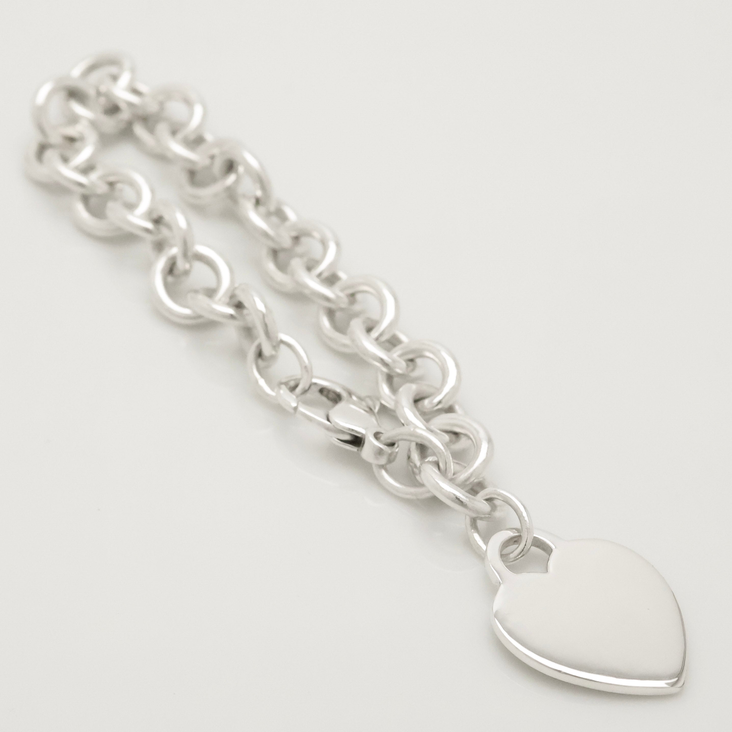 TIFFANY&Co. ハート タグ チェーン ブレスレット AG925