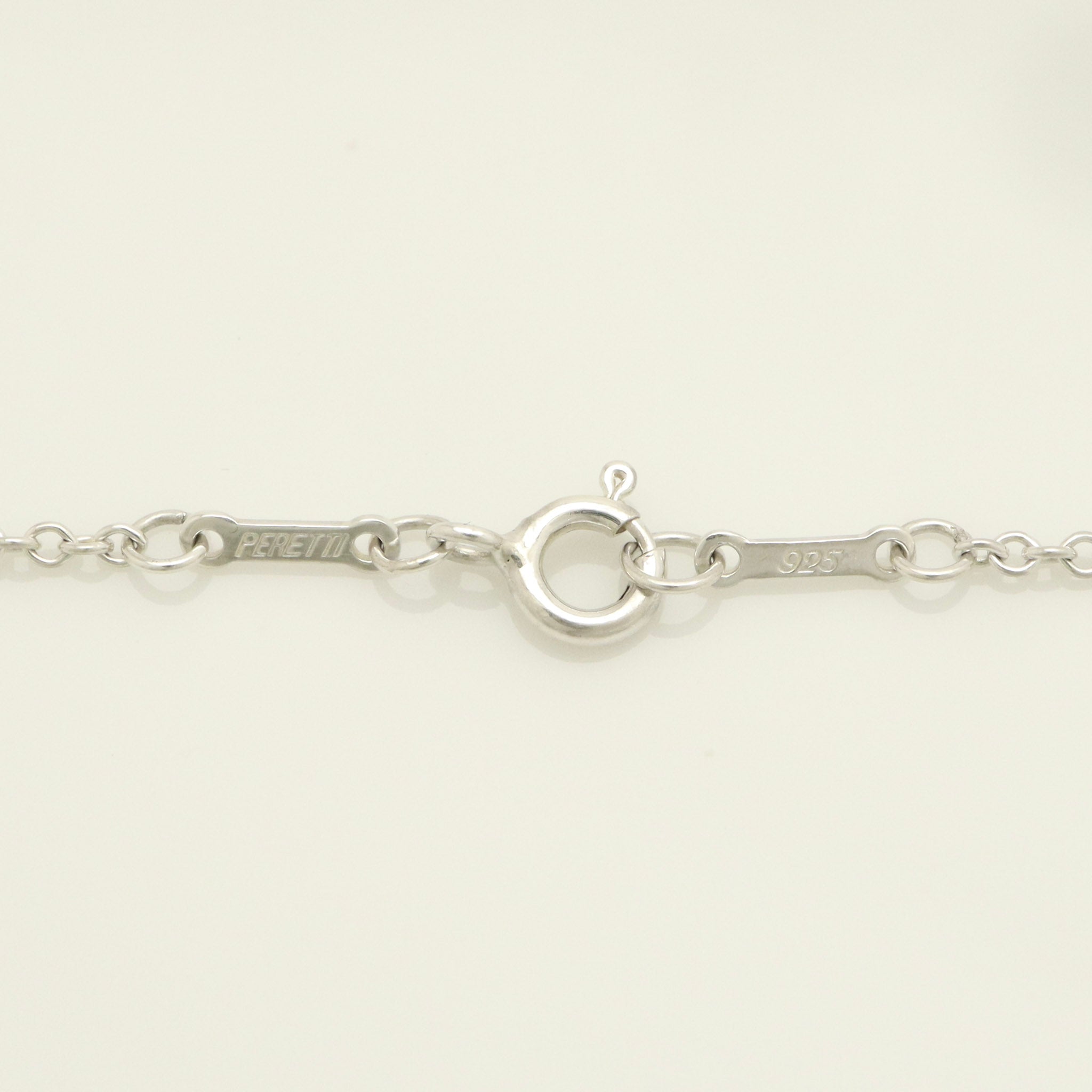 Tiffany & Co. Open Heart Pendant Necklace Sterling Silver 925