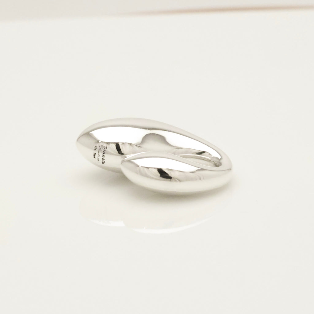 TIFFANY&Co. ダブル ティアドロップ エルサペレッティ チャーム AG925