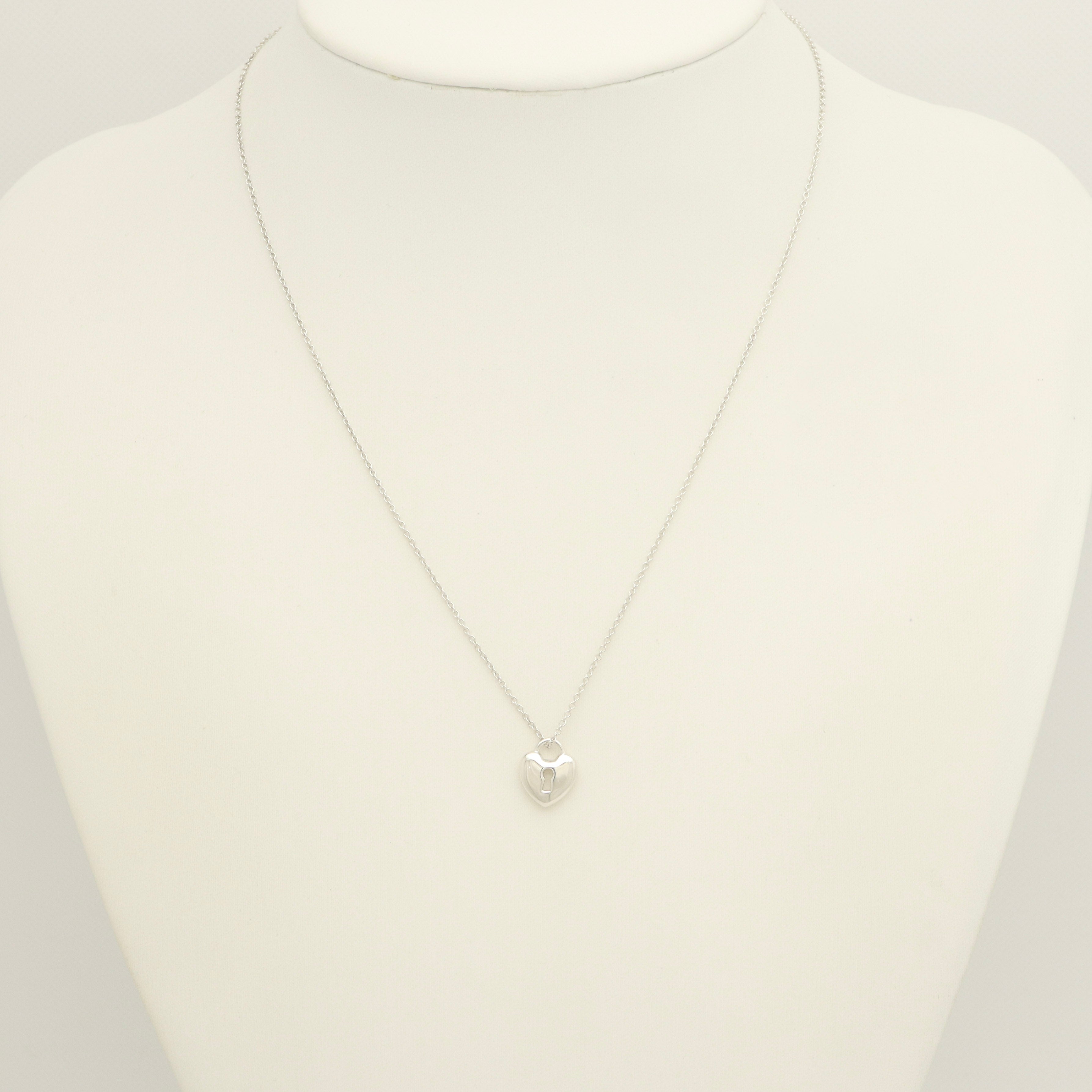 TIFFANY&Co. ハート ロック ネックレス AG925