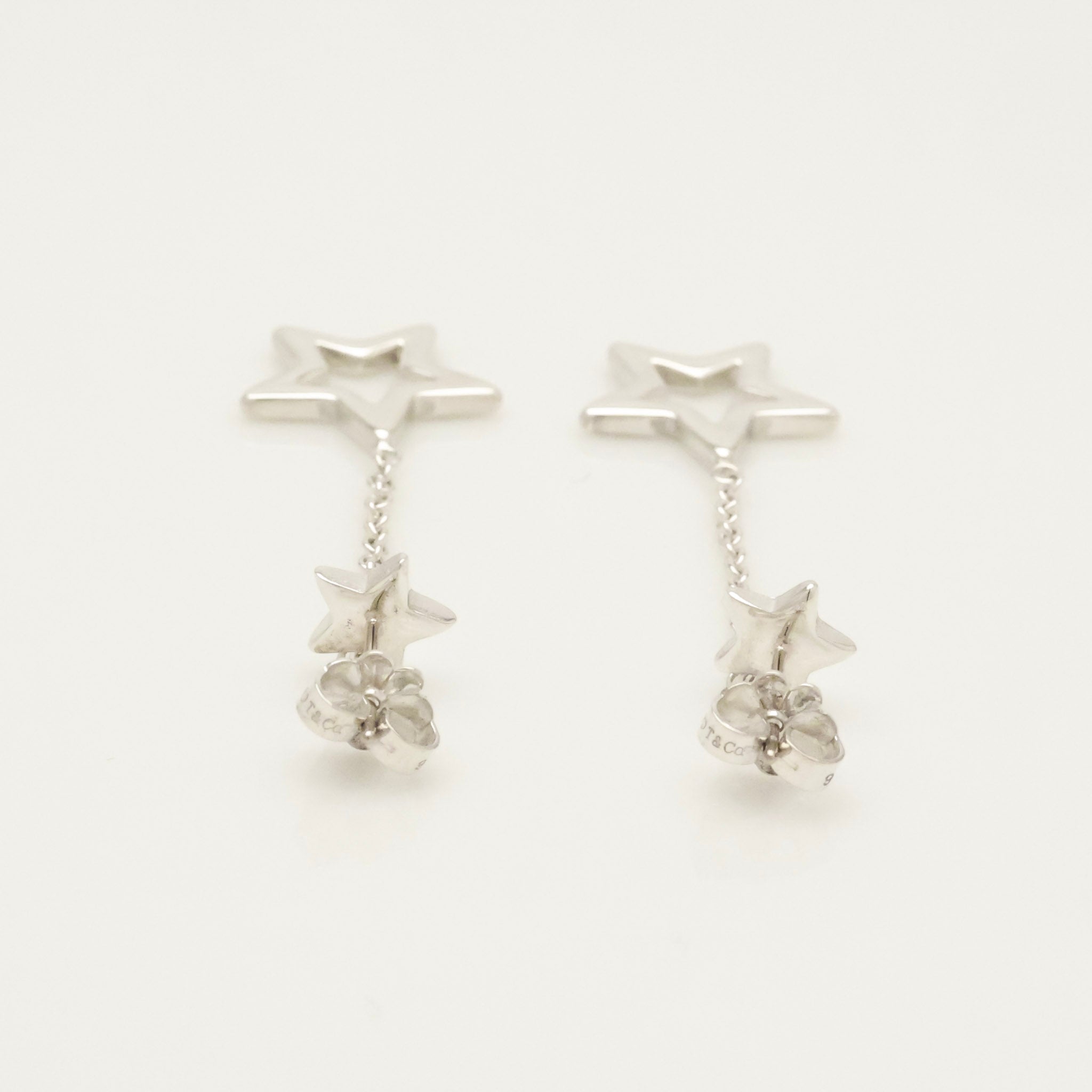 TIFFANY&Co. スター リンク ドロップ スタッド ピアス AG925