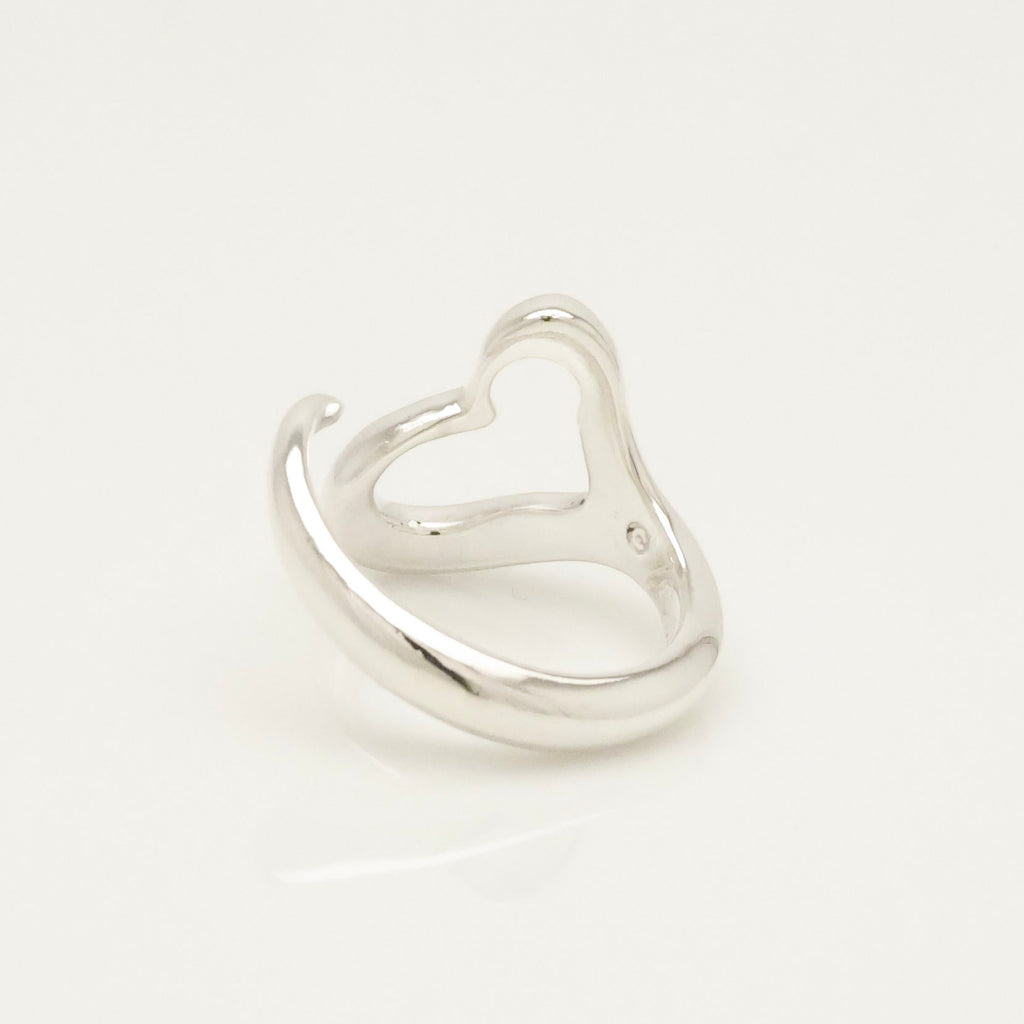 TIFFANY&Co. オープンハート エルサペレッティ リング 7 号 AG92