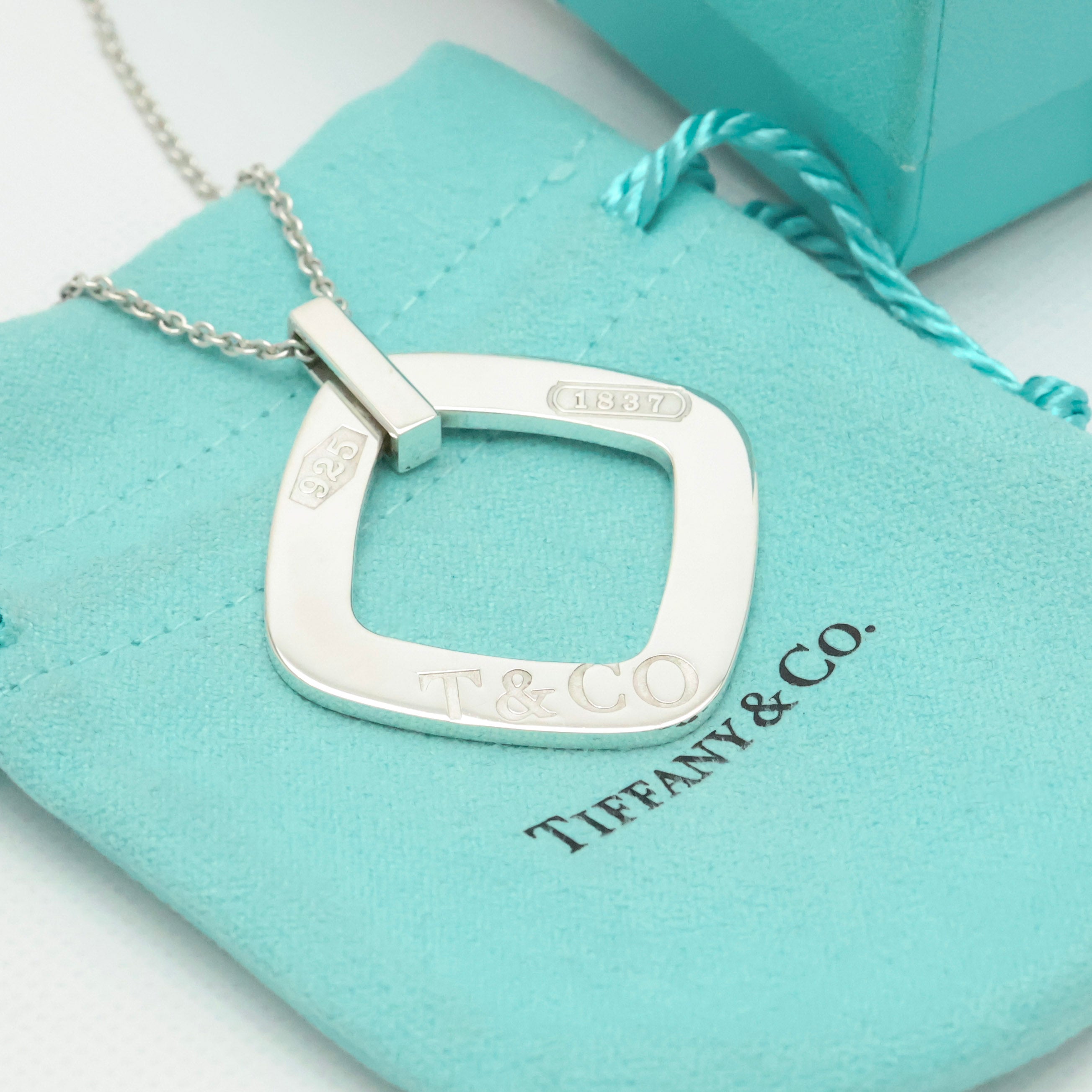 TIFFANY&Co. 1837 モンタージュ スクエア ネックレス AG925