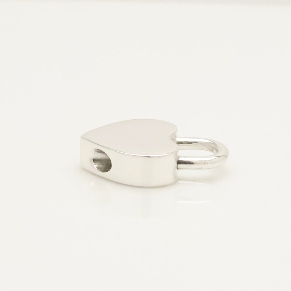 Tiffany & Co. Heart Lock Padlock Pendant Charm Sterling Silver 925