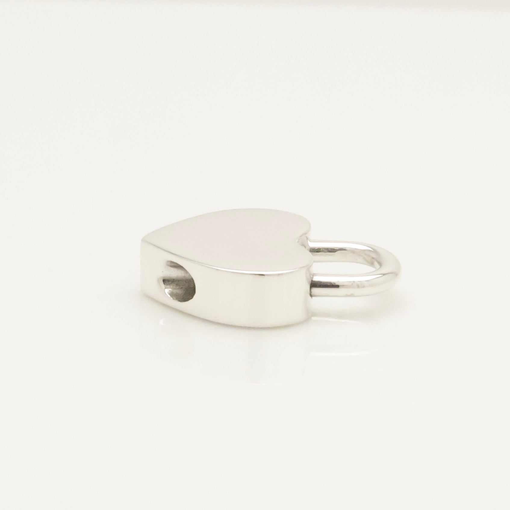 Tiffany & Co. Heart Lock Padlock Pendant Charm Sterling Silver 925