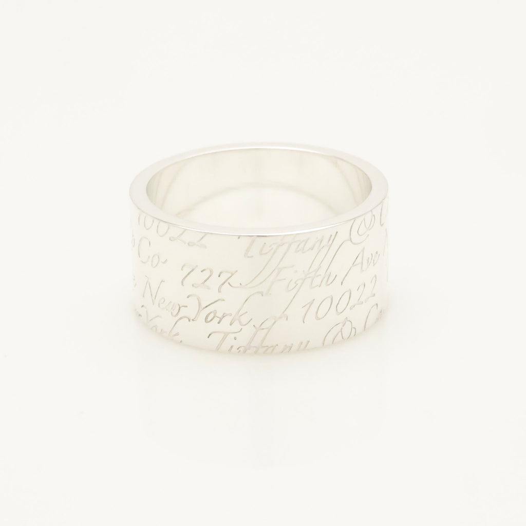 Tiffany & Co. Atlas Wide Ring Size 6.25 Sterling Silver 925