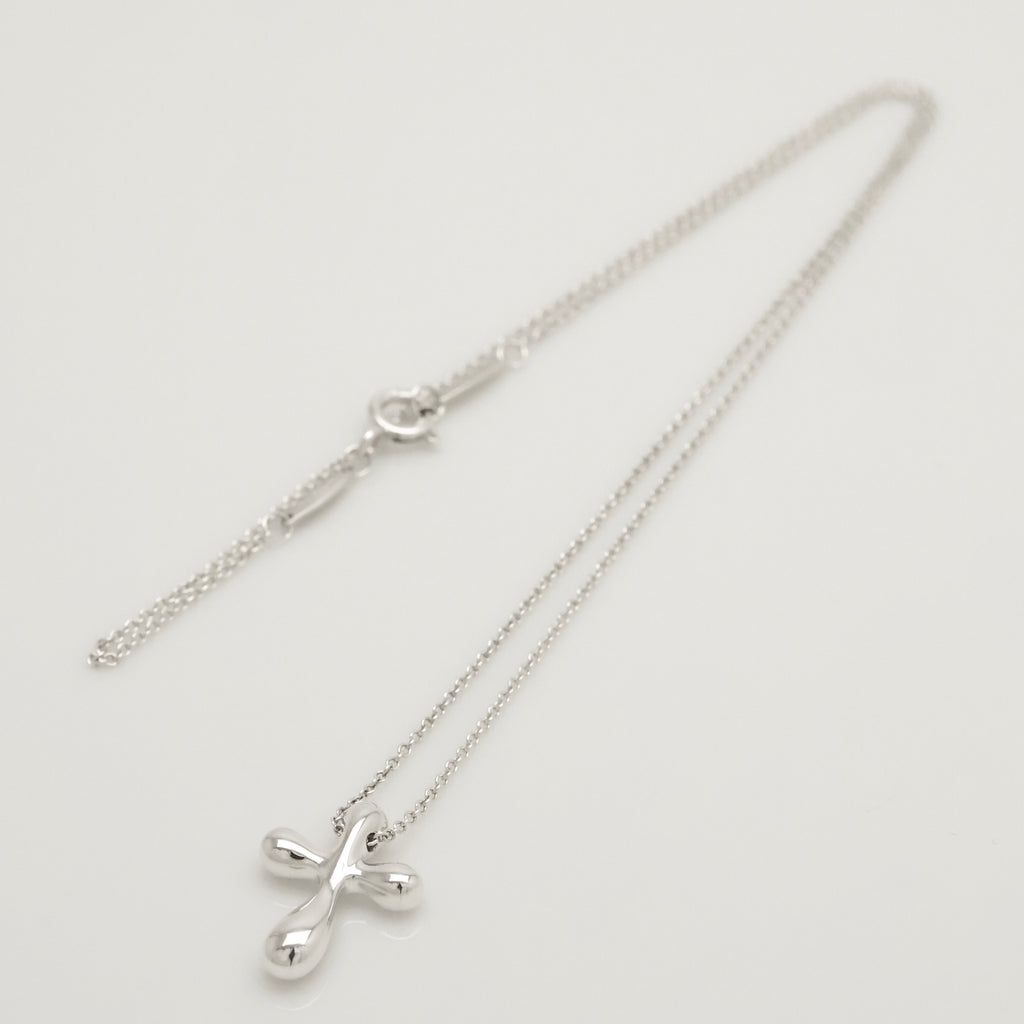 TIFFANY&Co. ミニ クロス エルサペレッティ ネックレス AG925