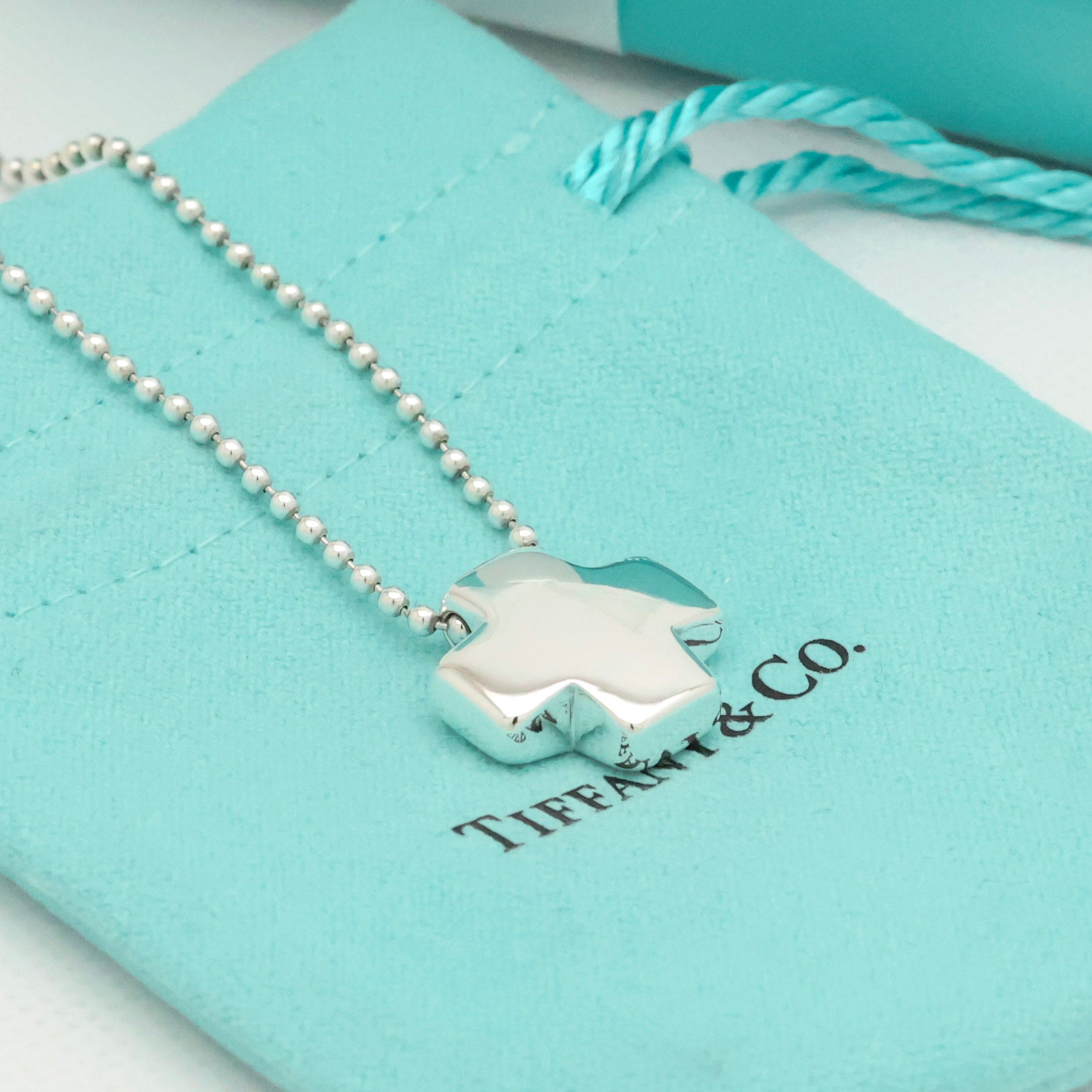 TIFFANY&Co. ローマン クロス ネックレス AG925