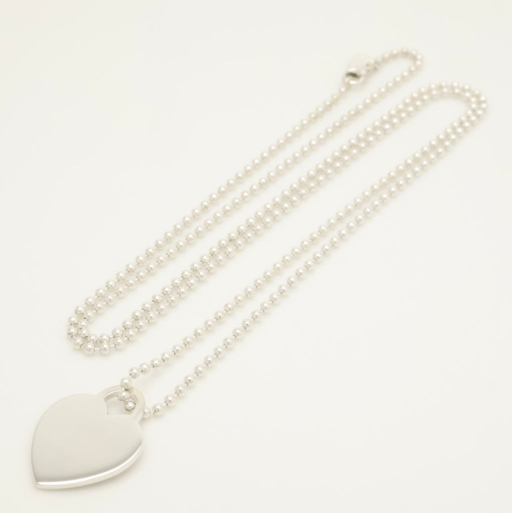 TIFFANY&Co. リターントゥ ティファニー ハート タグ ボール チェーン ネックレス AG925