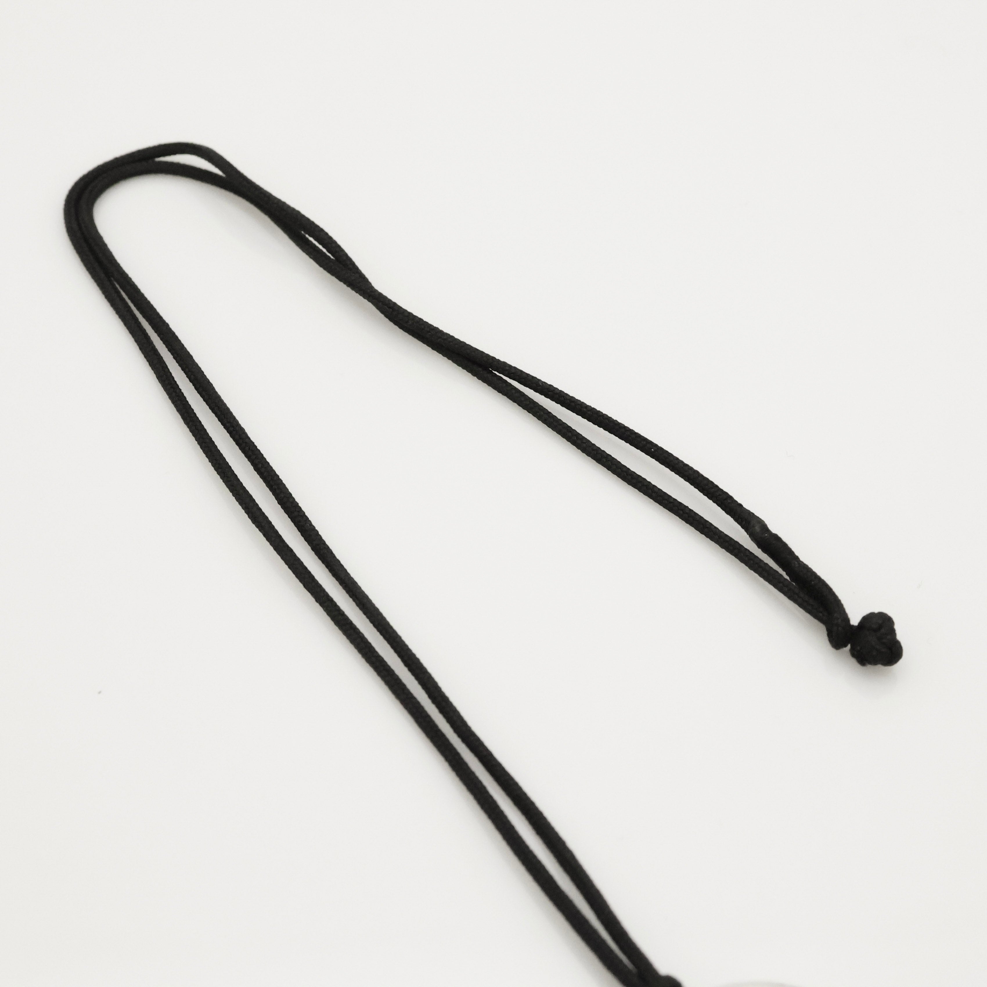  Tiffany & Co. Seviana Silk Cord Necklace Sterling Silver 925