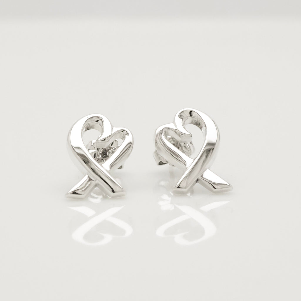 TIFFANY&Co. ラビングハート パロマピカソ スタッド ピアス AG925