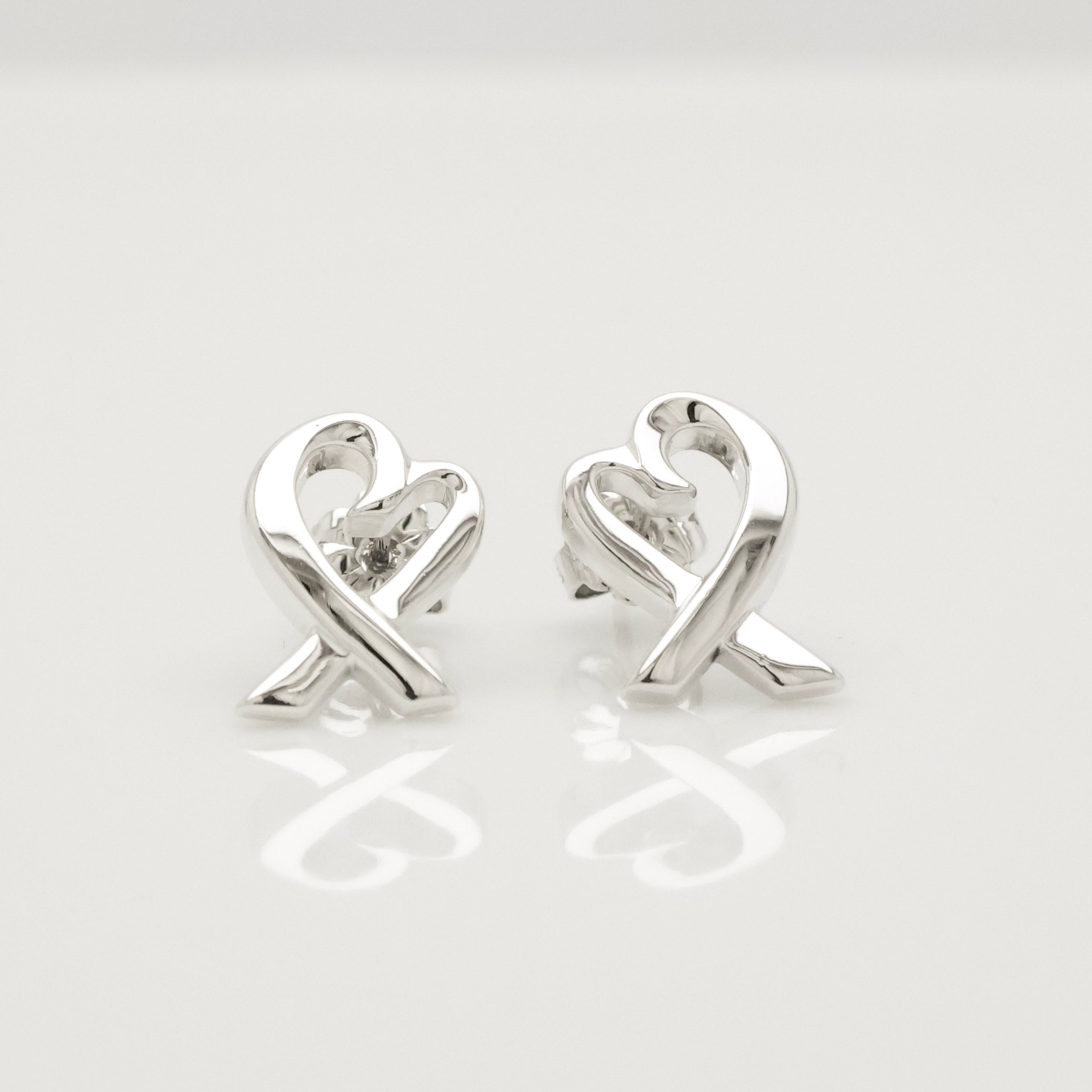 TIFFANY&Co. ラビングハート パロマピカソ スタッド ピアス AG925