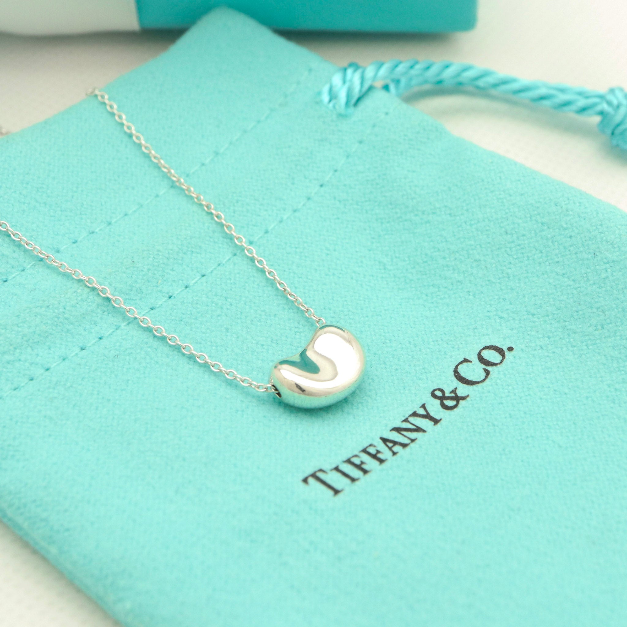 TIFFANY&Co. ミニ ビーン エルサペレッティ ネックレス AG925
