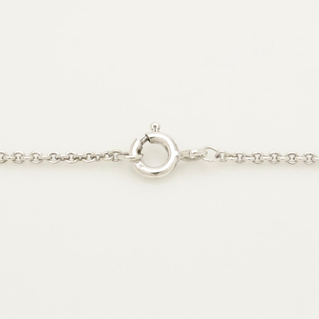 Tiffany & Co. Star Link Lariat Necklace Pendant Sterling Silver 925