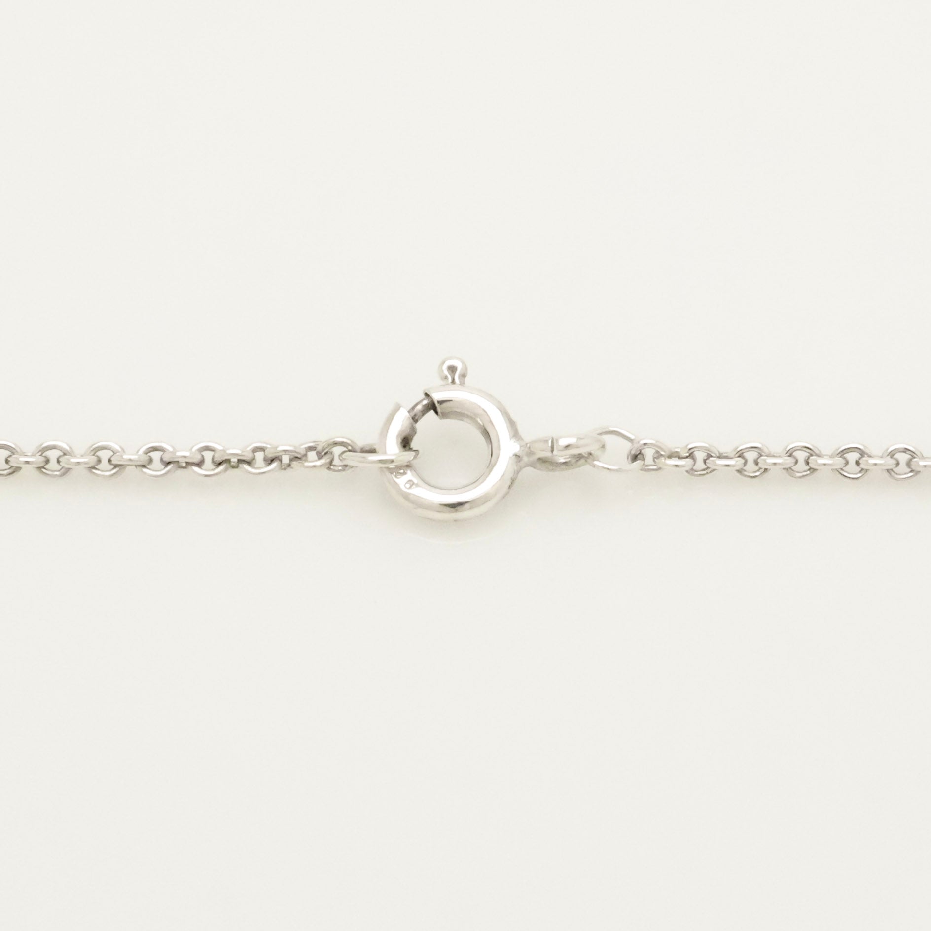 Tiffany & Co. Star Link Lariat Necklace Pendant Sterling Silver 925