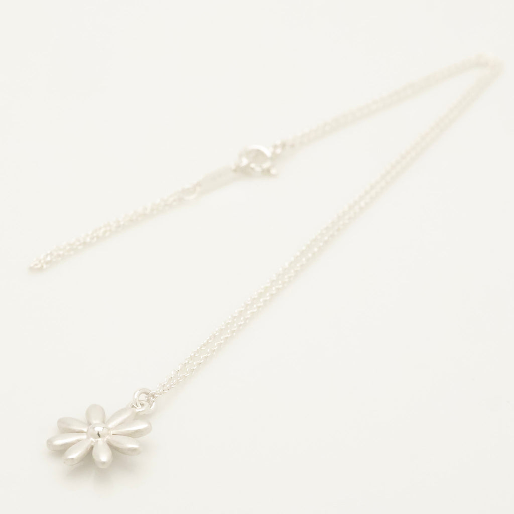  Tiffany & Co. Daisy Flower Necklace Pendant  Sterling Silver 925