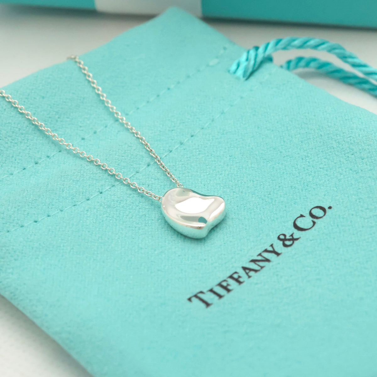 TIFFANY&Co. フル ハート エルサペレッティ ネックレス AG925