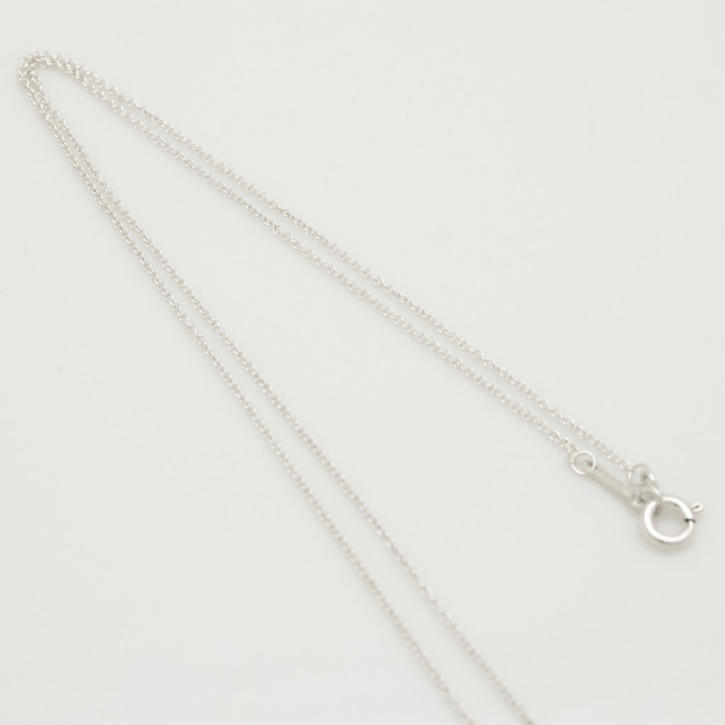 Tiffany & Co. Mini X Kiss Cross Pendant Necklace Sterling Silver 925 